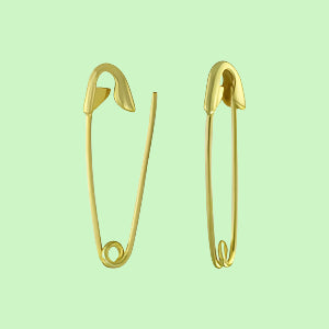 JULY SALE - Safety Pin Earrings