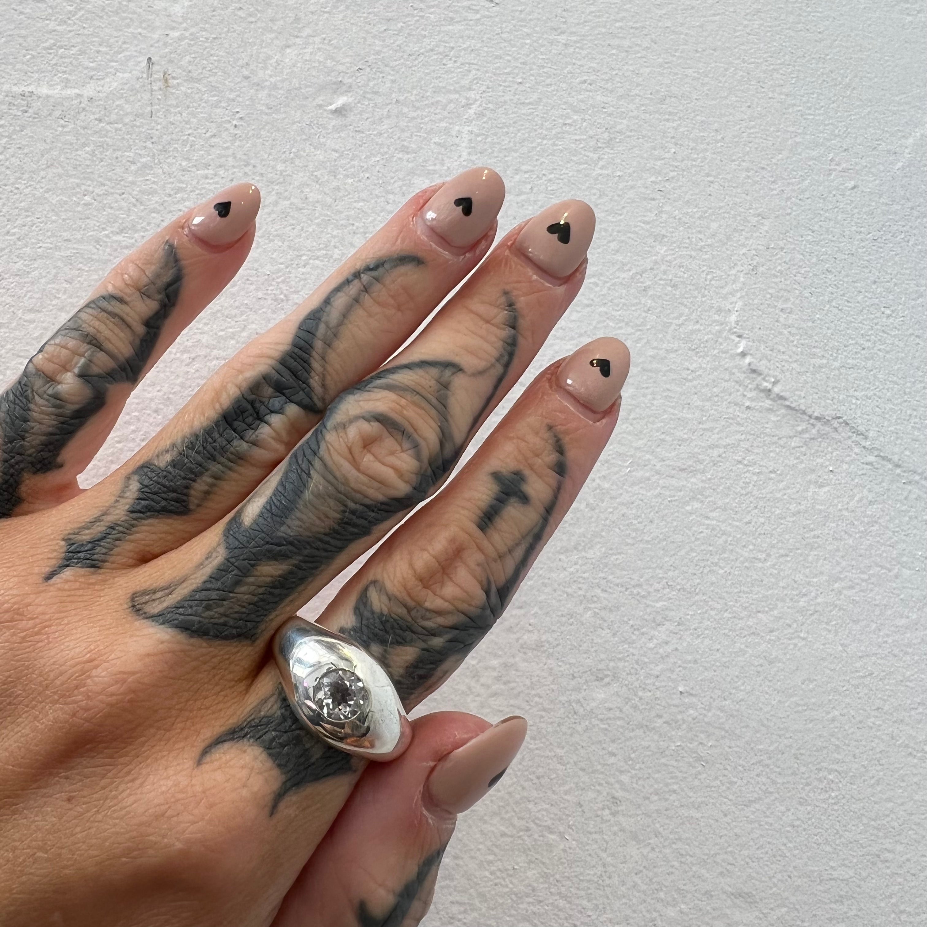 Dome Ring - Clear Quartz - Sterling Silver - Ready to Ship