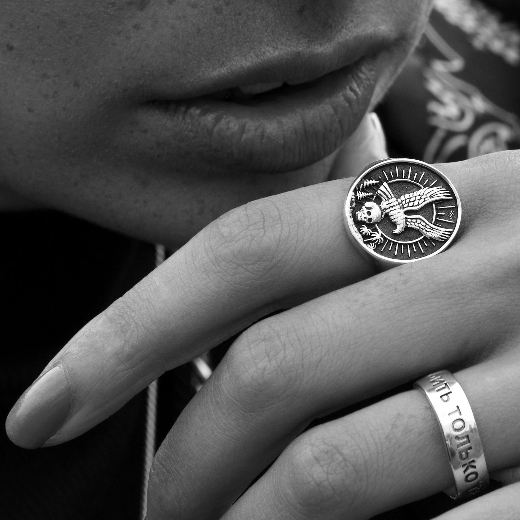 A Thieves Symbol Of Good Luck Ring - Ready to Ship