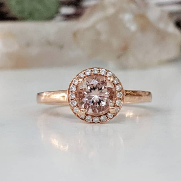 Plain Band Halo Ring