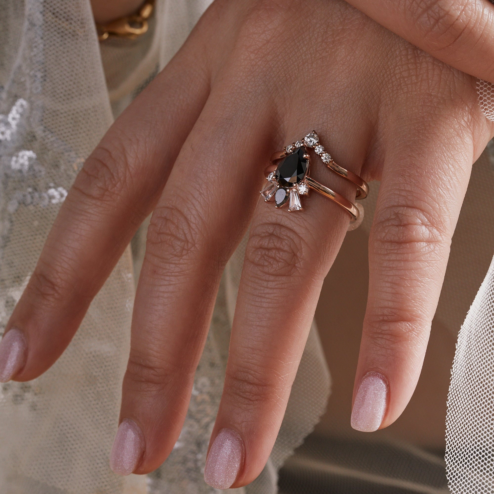 Shadow Solitaire - Rose Gold - Ready to Ship