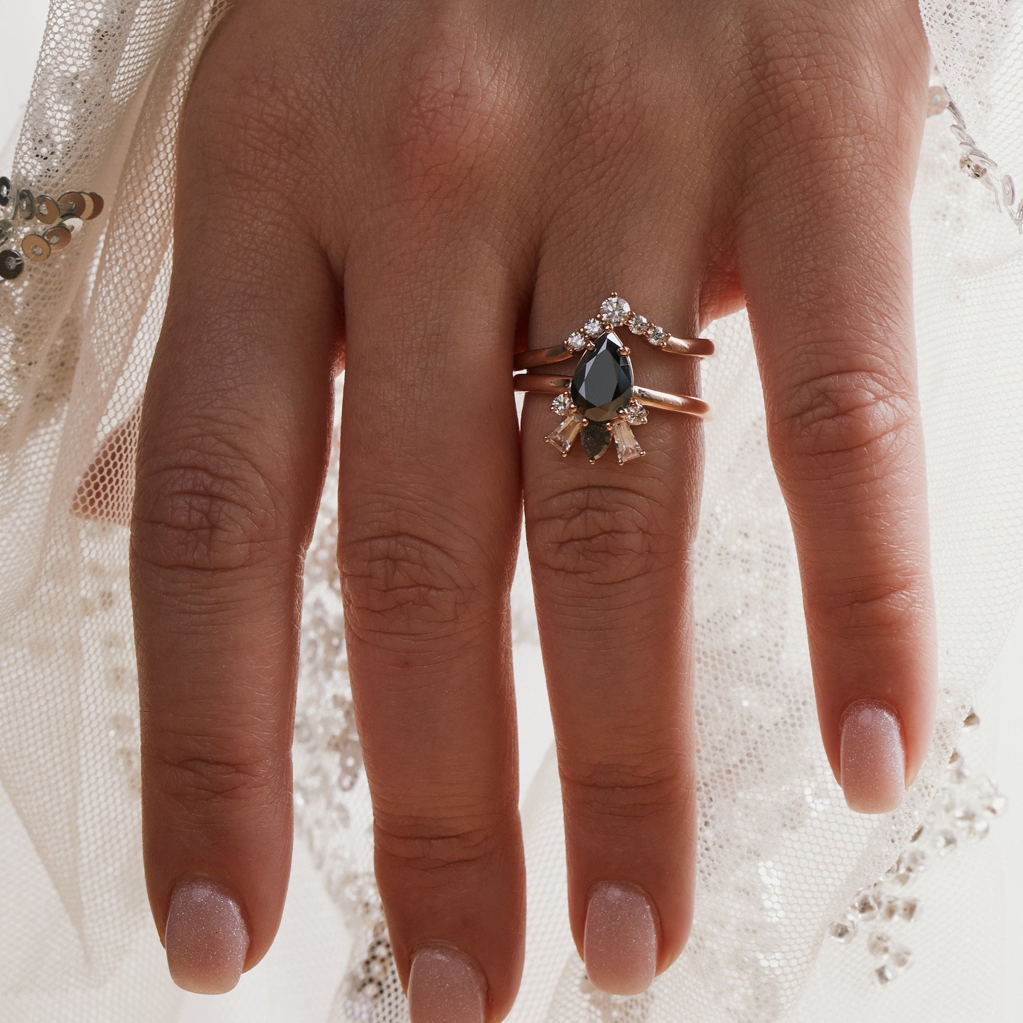 Shadow Solitaire - Rose Gold - Ready to Ship