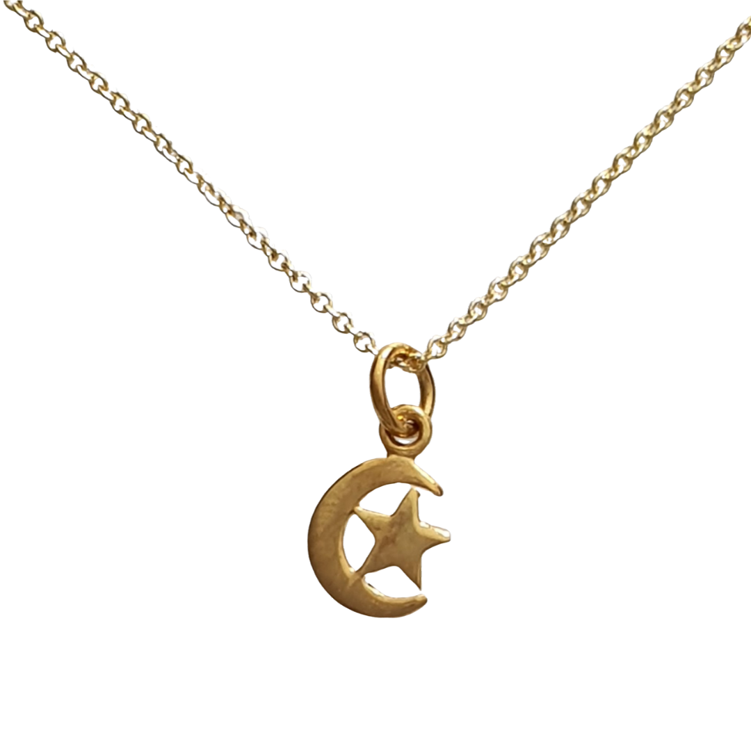 JULY SALE - Star & Moon Pendant