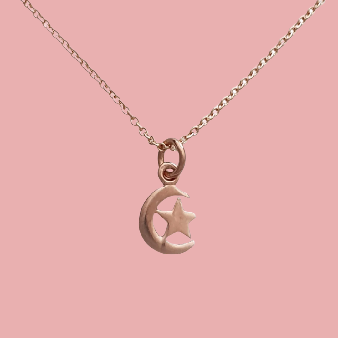 JULY SALE - Star & Moon Pendant