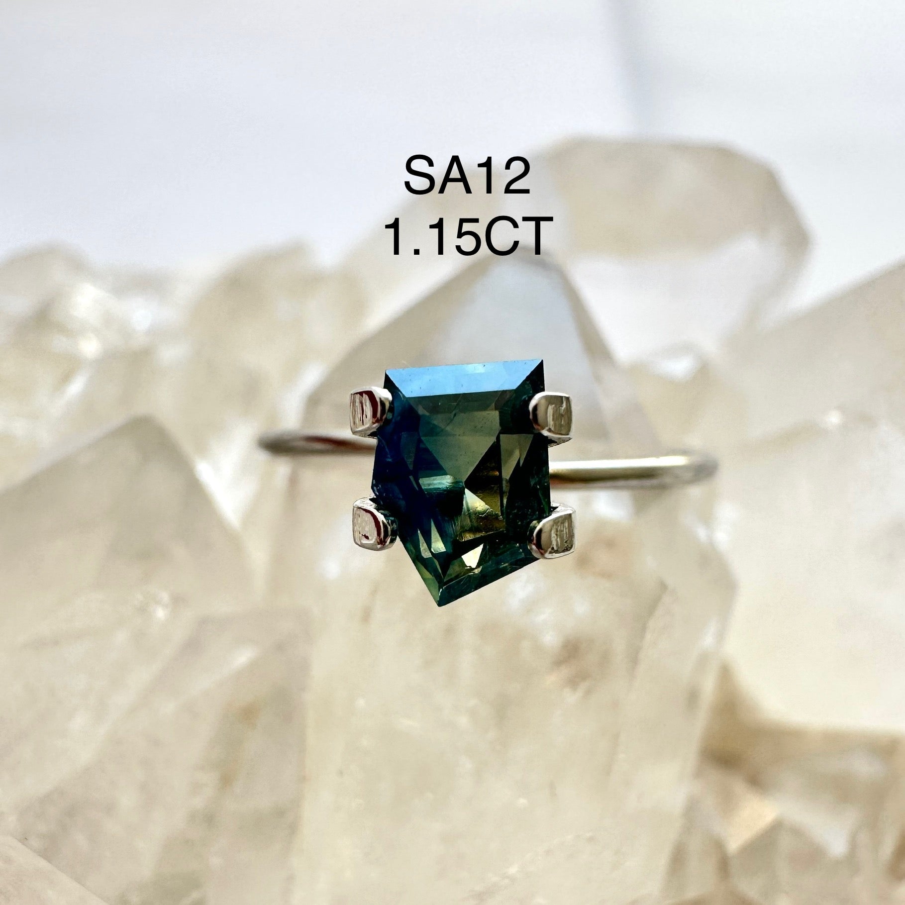 1.15CT Geometrical shaped Australian  Partii Sapphire