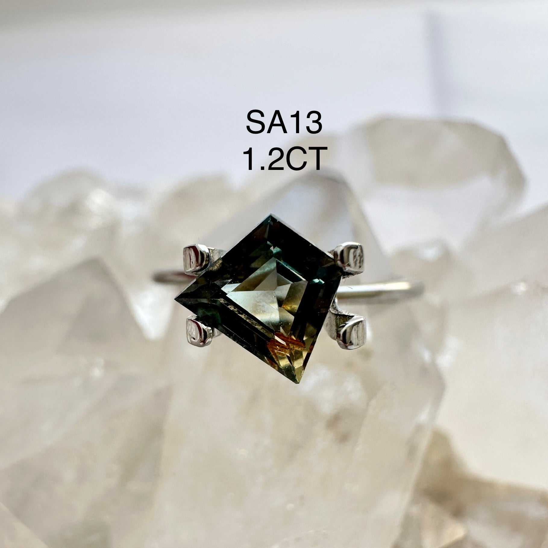 1.2CT Geometrical shaped Australian  Partii Sapphire