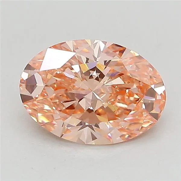 1.50ct Oval Lab Grown Diamond (Colour Fancy Vivid Pink, Clarity VVS2, IGI Certified)