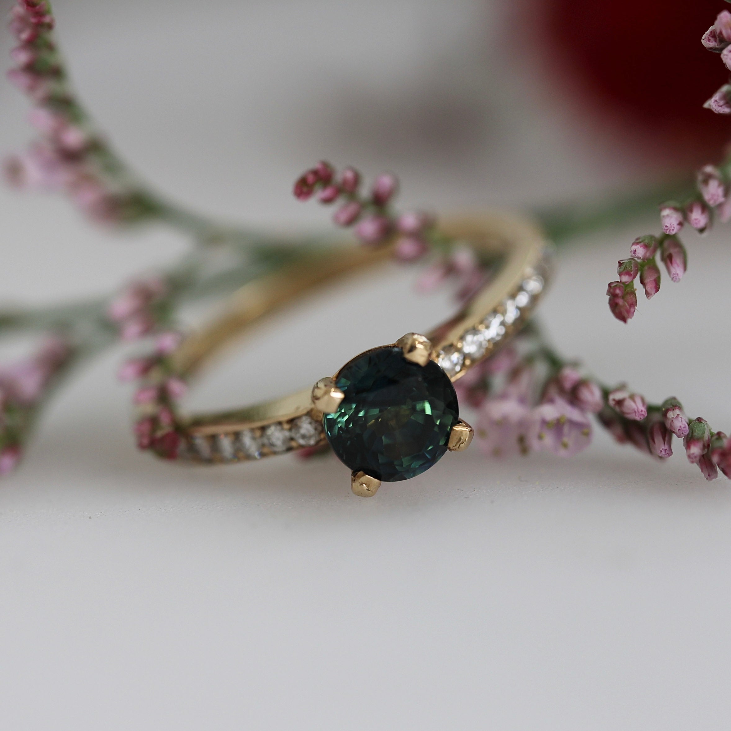 SALE - Partii Sapphire Ara Solitaire - Size N