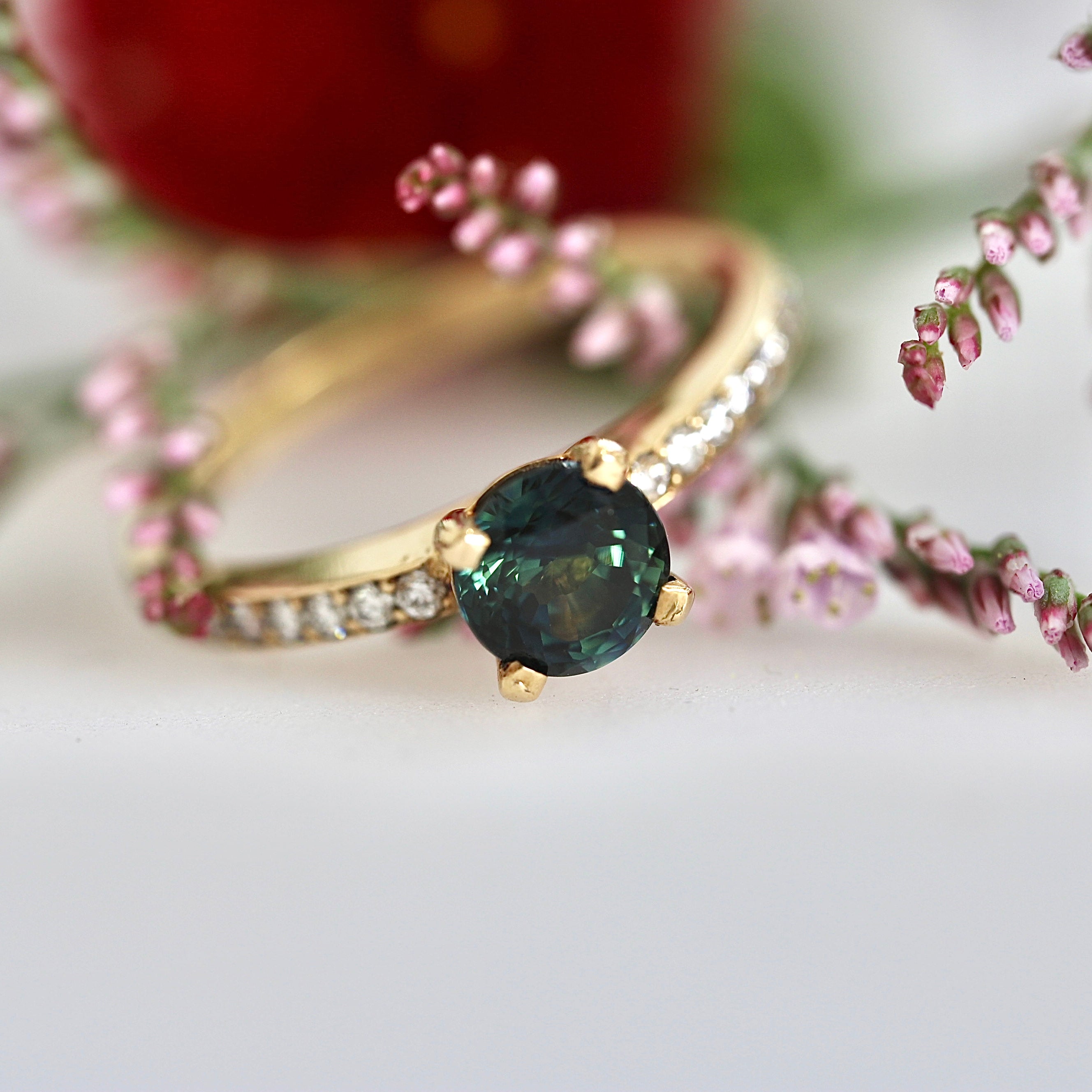 SALE - Partii Sapphire Ara Solitaire - Size N