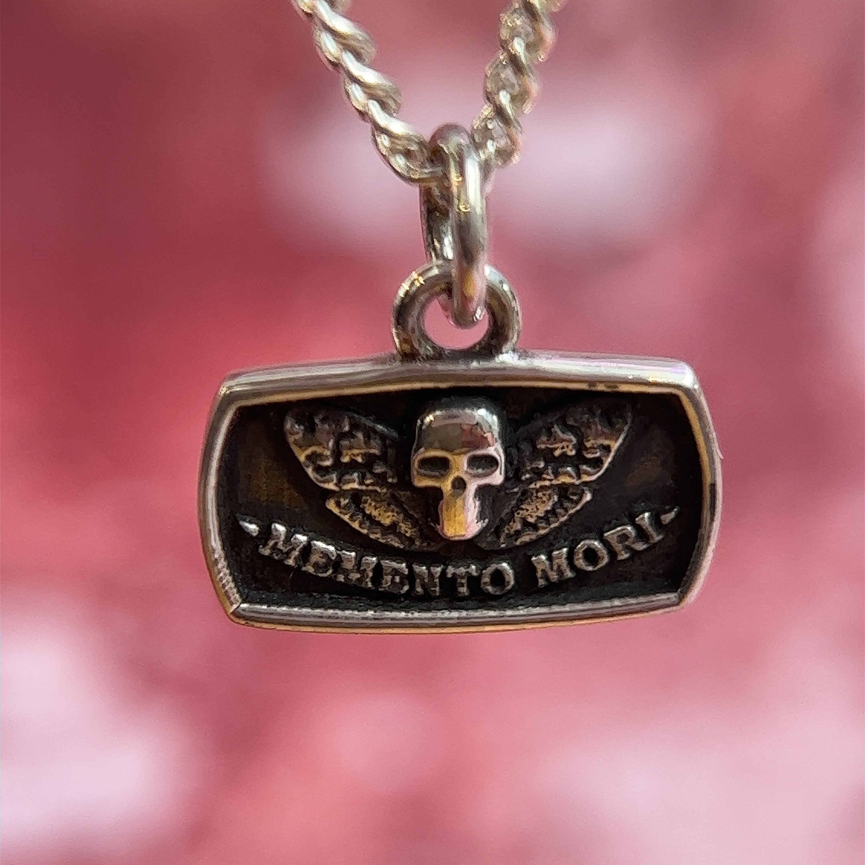 Death Moth Necklace - Memento Mori