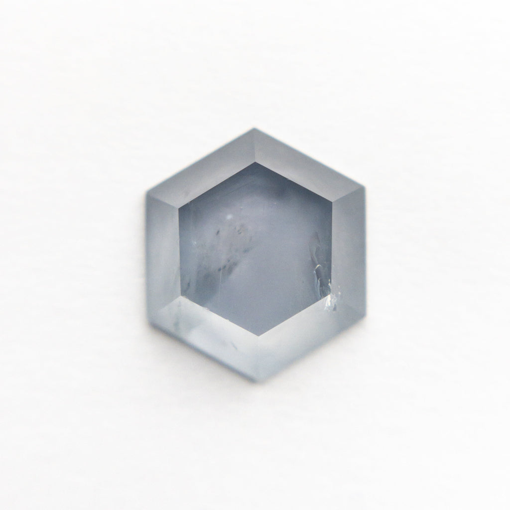 2.47ct 9.22x8.03x3.03mm Hexagon Slab Sapphire 22221-01
