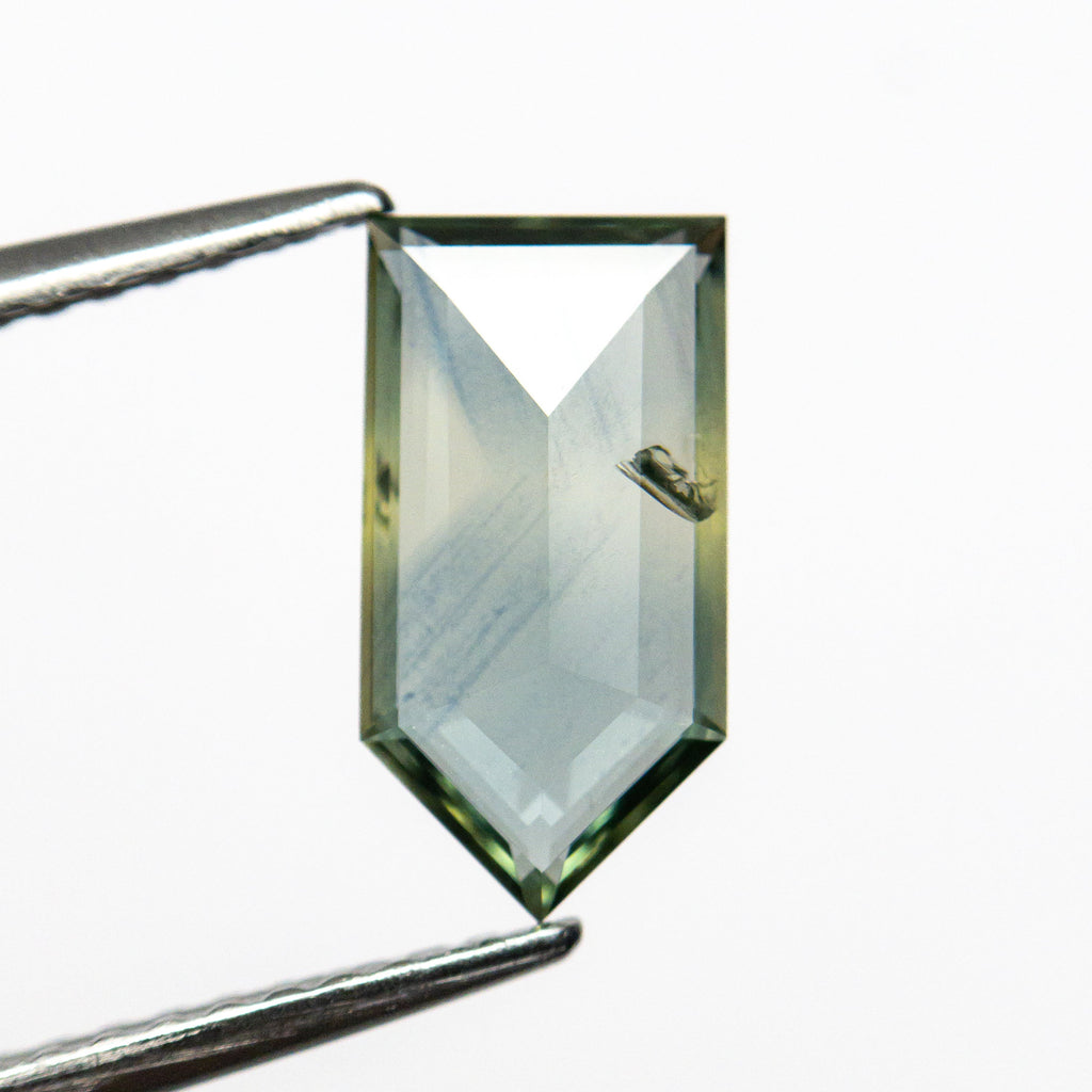 1.31ct 10.36x5.35x1.94mm Shield Rosecut Sapphire 22434-11