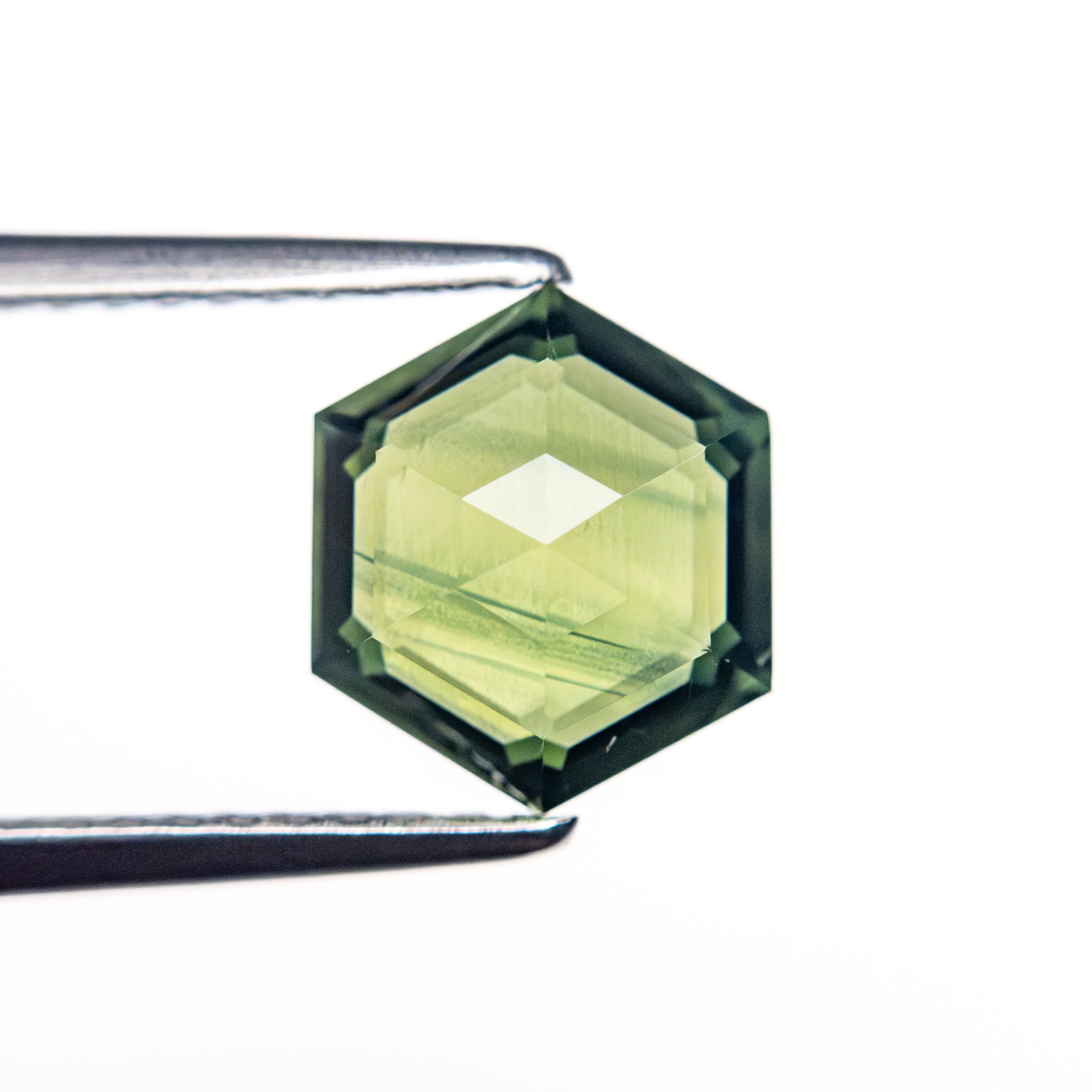 1.81ct 8.23x7.14x3.46mm Hexagon Step Cut Sapphire 23476-06
