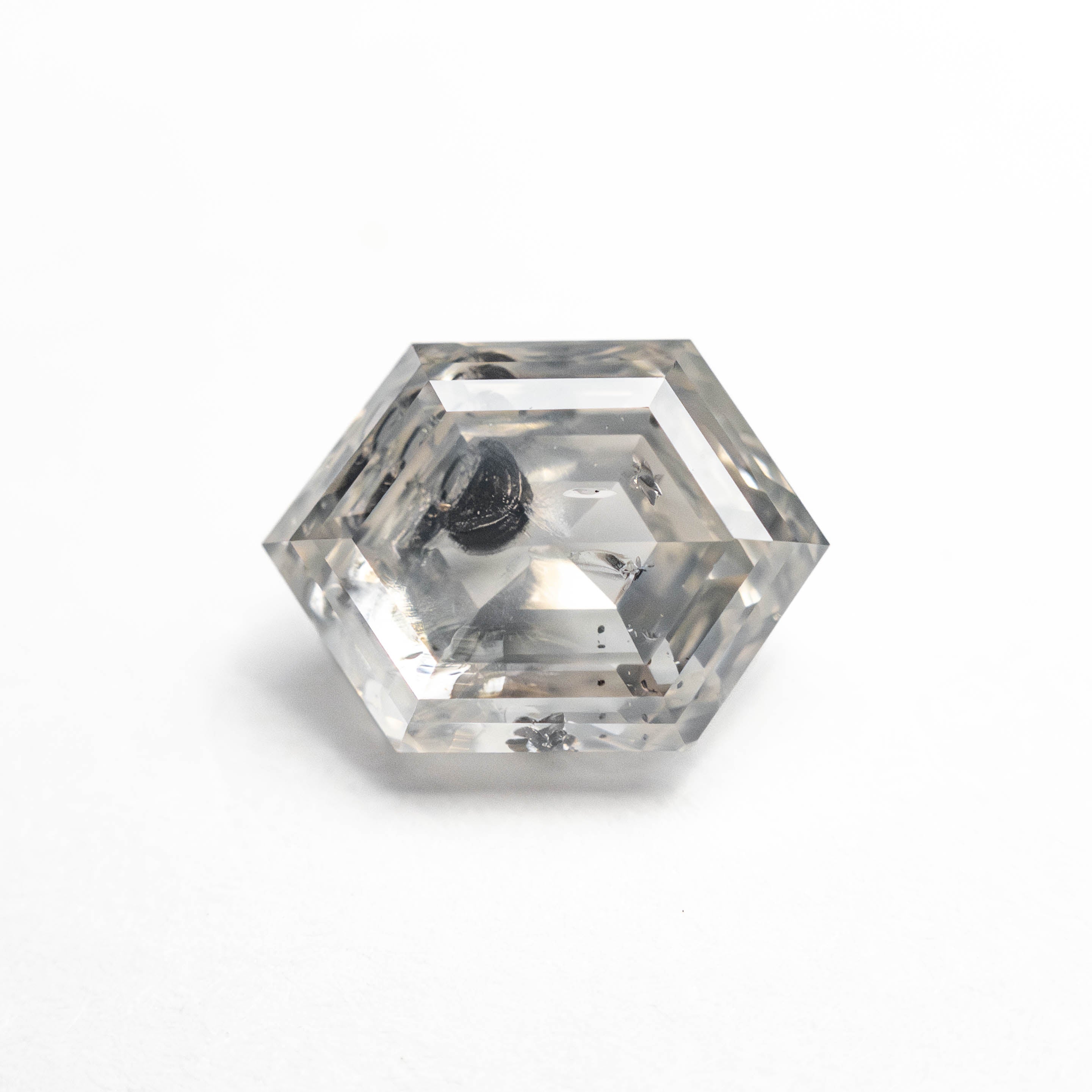 Hexagon step cut diamond sale
