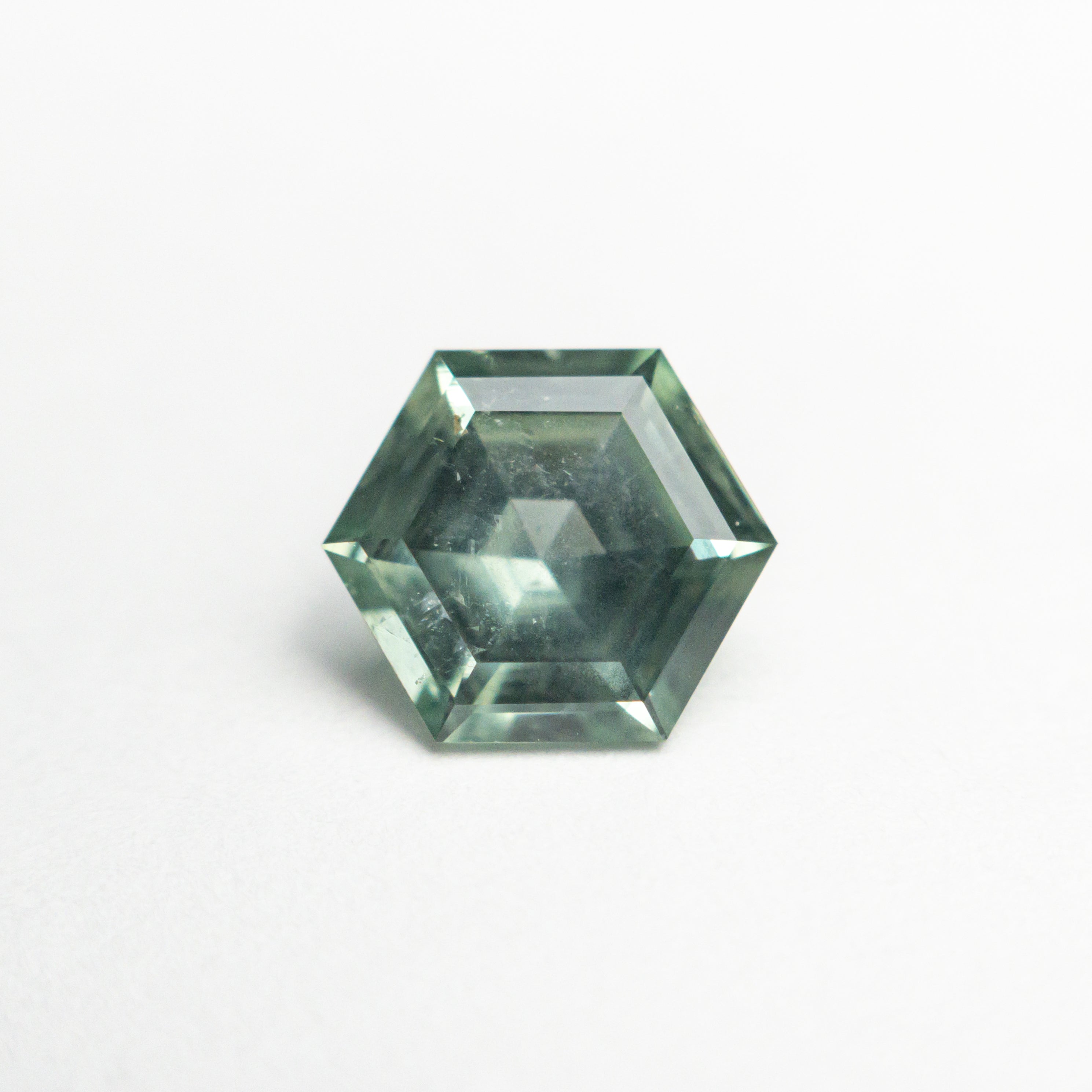 1.37ct 7.75x6.72x3.83mm Hexagon Step Cut Sapphire 24747-01