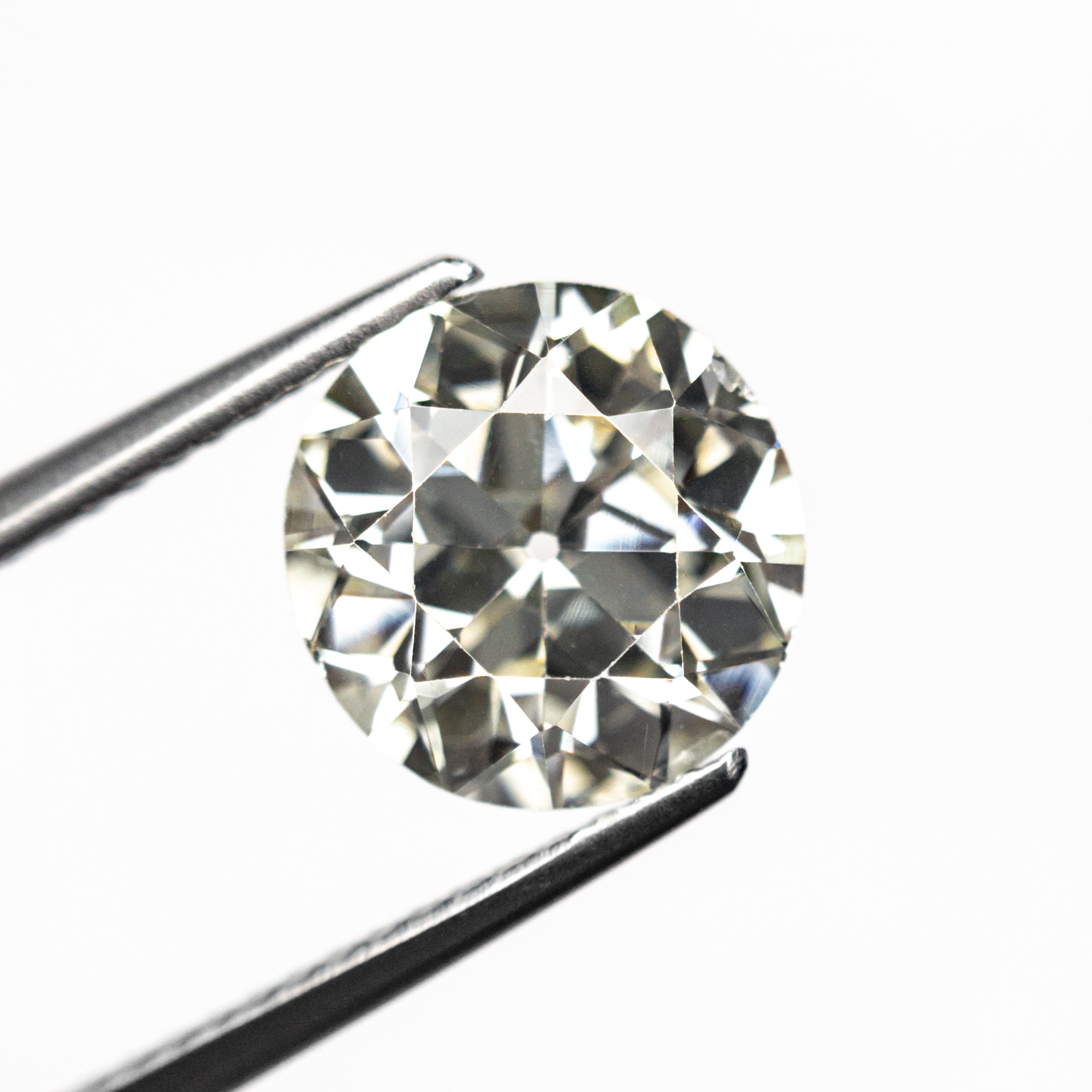 3.03ct 9.41x9.12x5.59mm GIA VS2 O-P Antique Old European Cut 26167-01