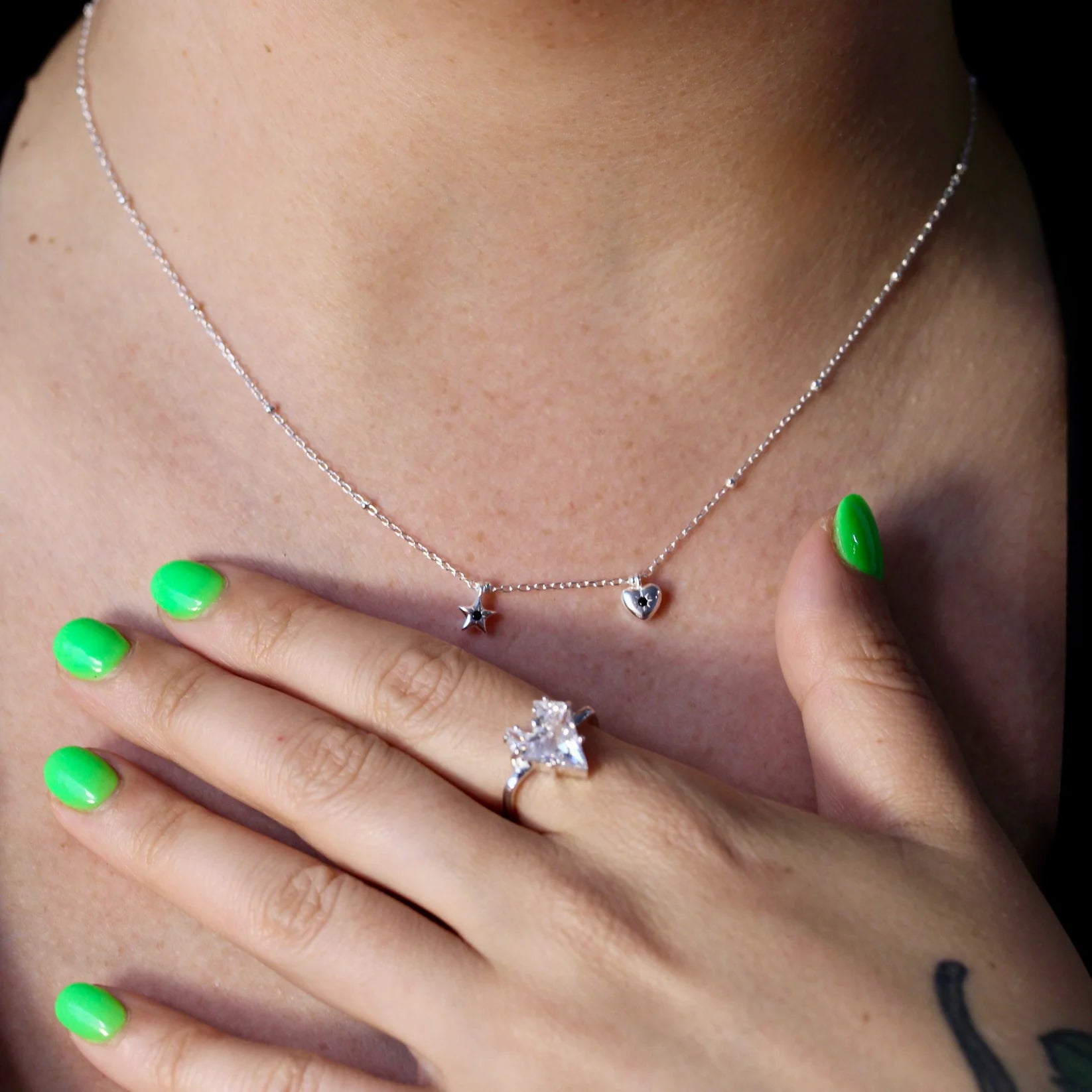 Base ~ Distorted Heart Ring