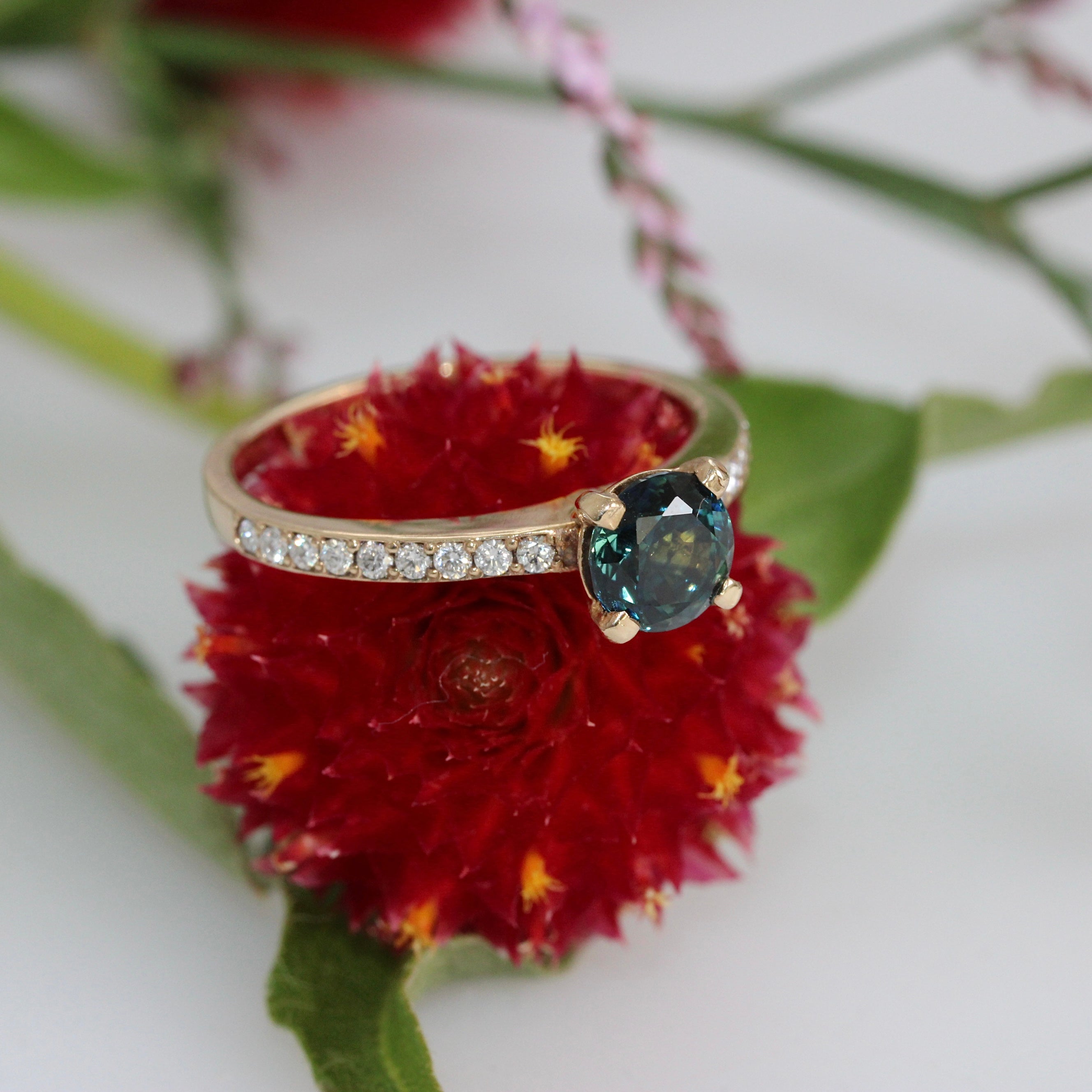 SALE - Partii Sapphire Ara Solitaire - Size N