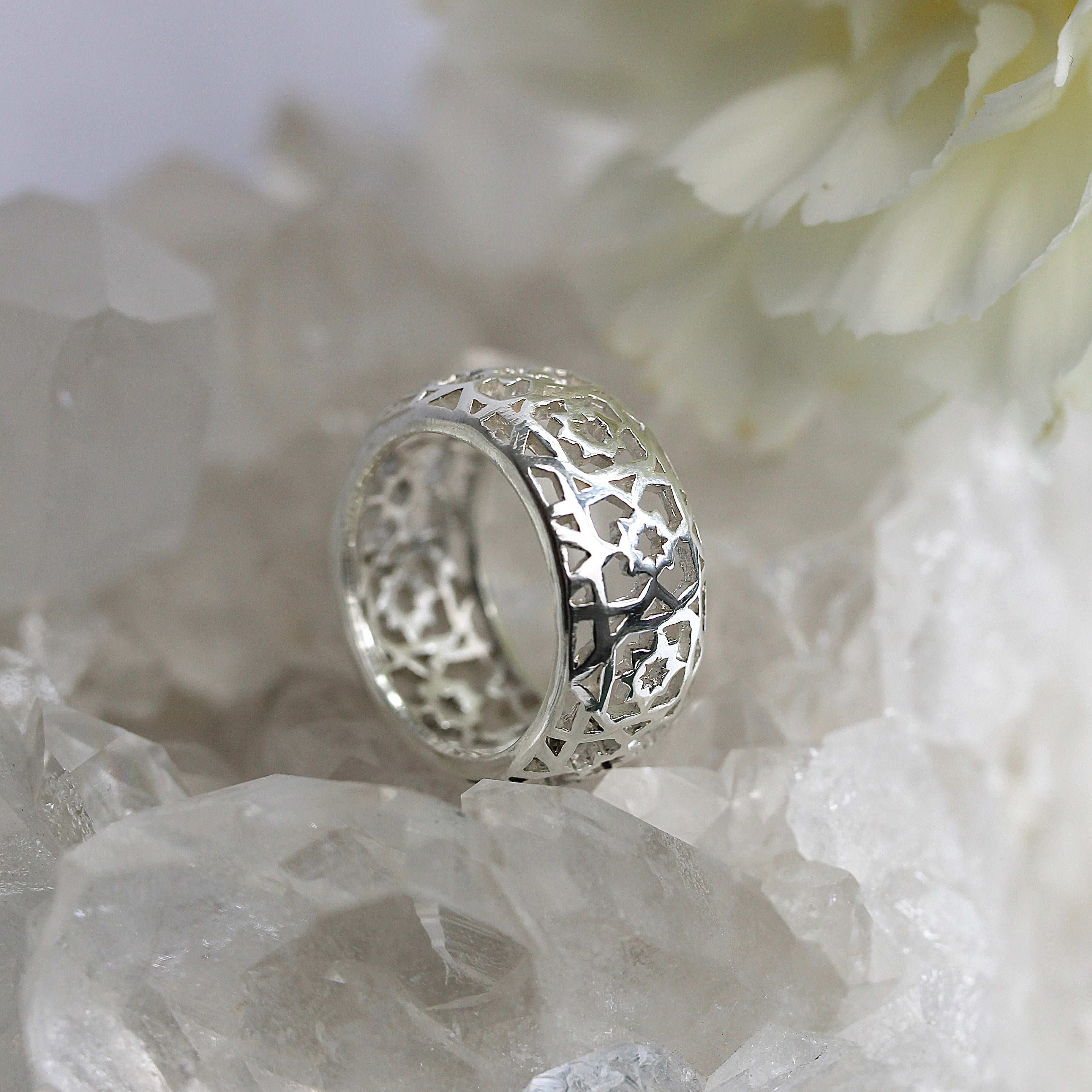 JULY SALE - Celestial Lace Band - SIZE L 1/2