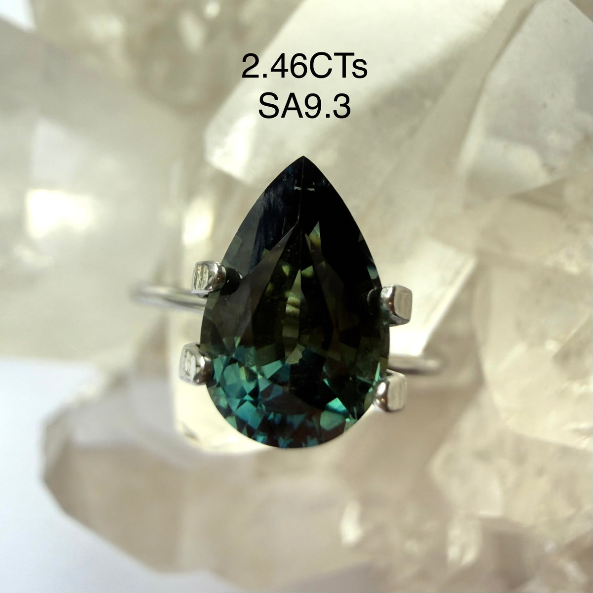 Design Your Own Partii Sapphire Ring - 2.46CT
