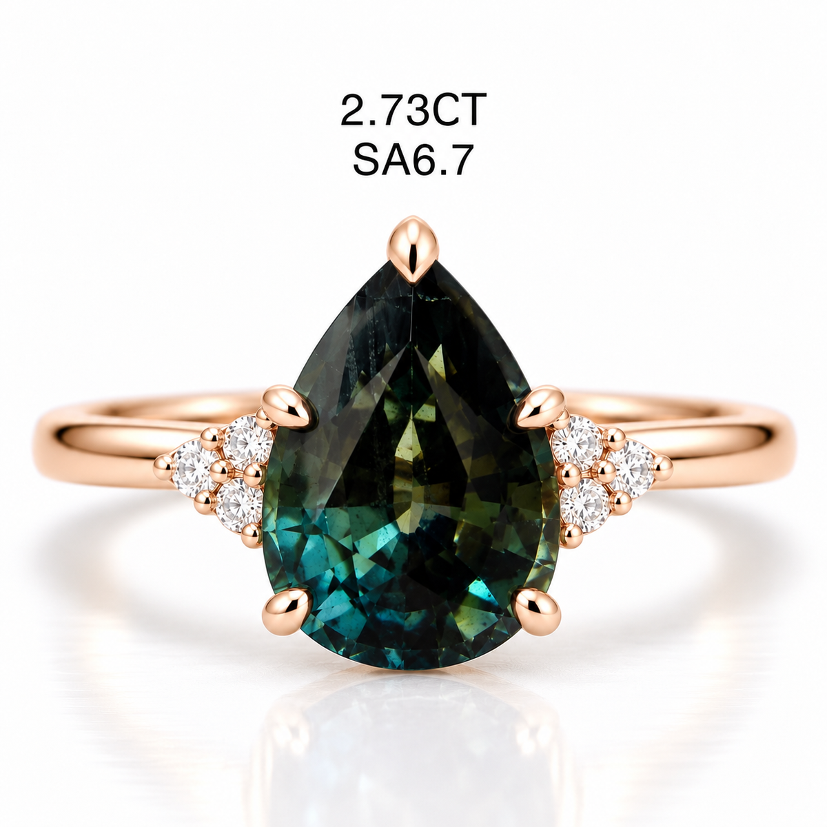Design Your Own Partii Sapphire Ring - 2.73CTs