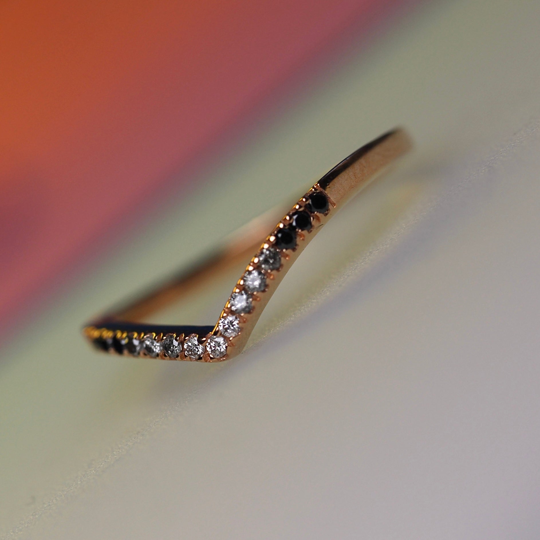 Bespoke - Diamond Gradient Ring - Rose Gold