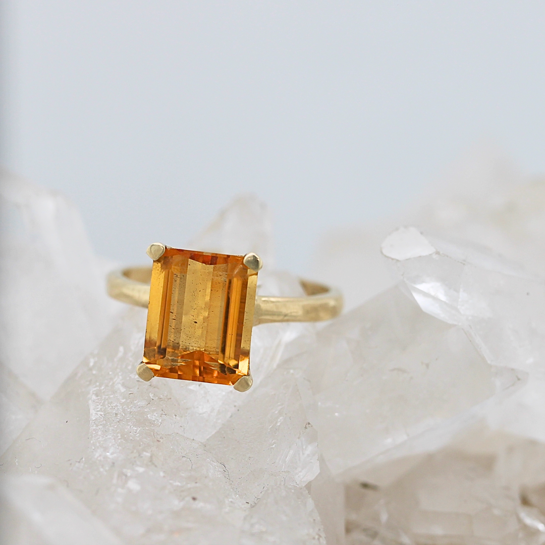 Sunshower - Citrine - 9ct Yellow Gold - Ready to Ship