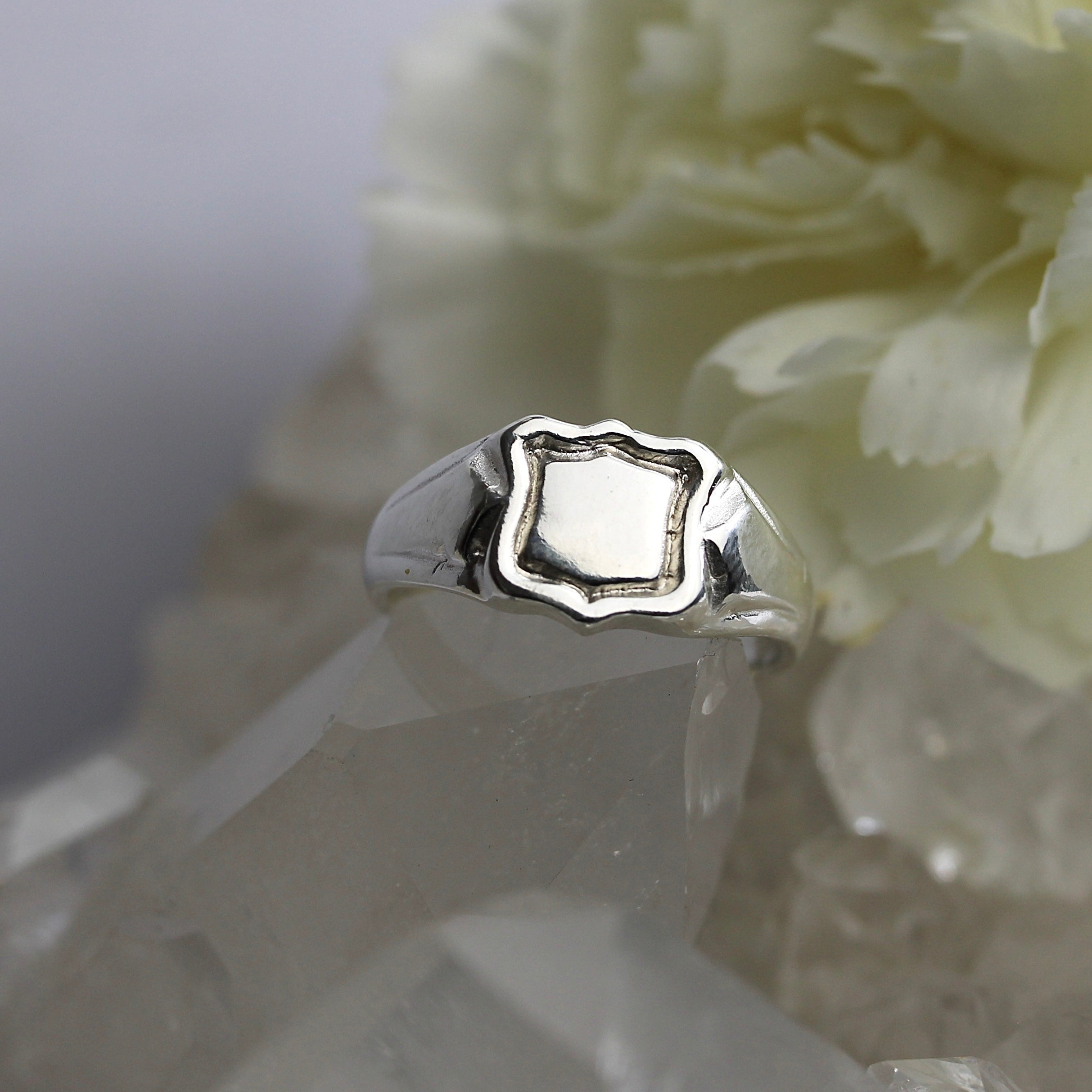 JULY SALE - Shield Signet