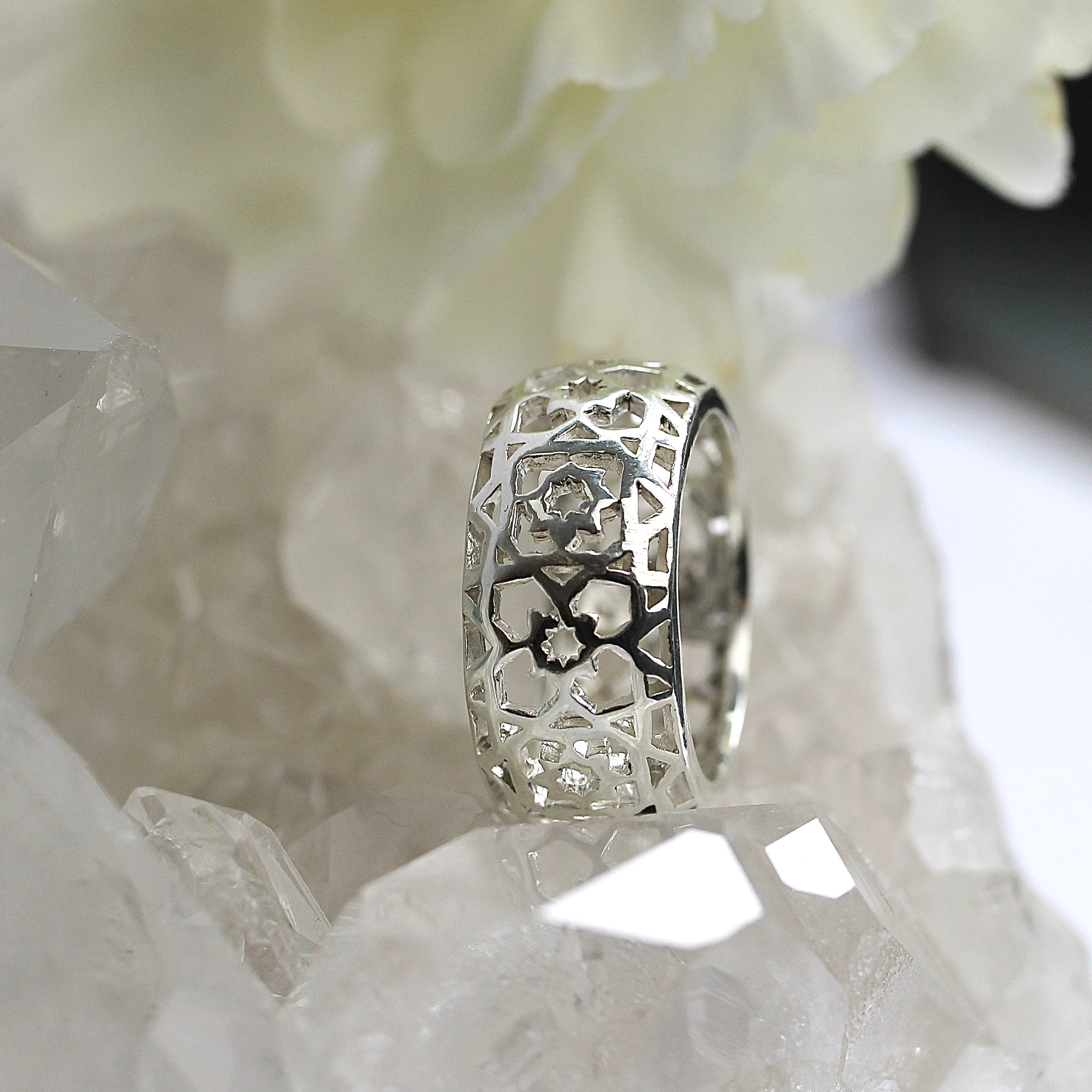 JULY SALE - Celestial Lace Band - SIZE L 1/2