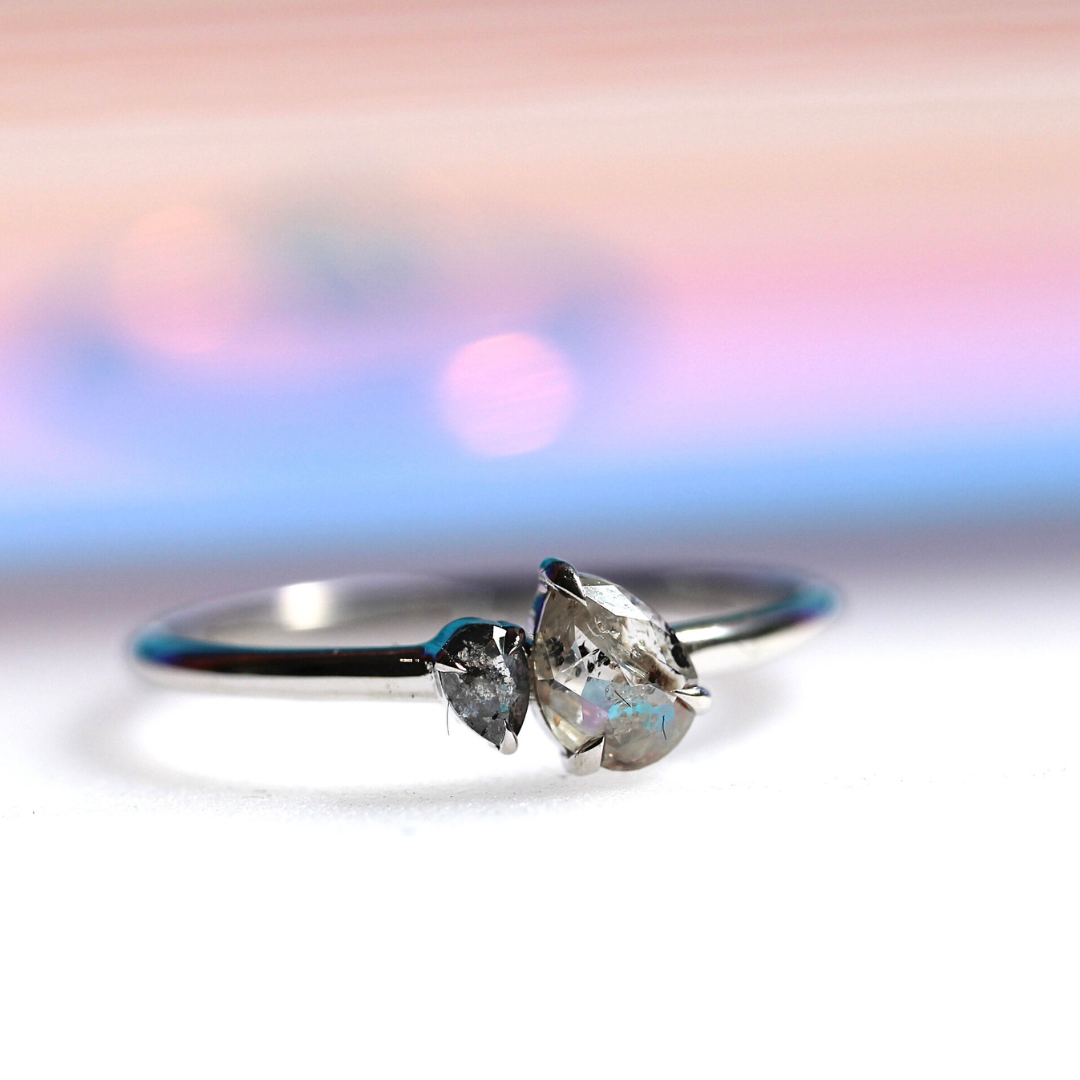 Bespoke 2024 - Dainty Toi Et Moi - 18CT White Gold
