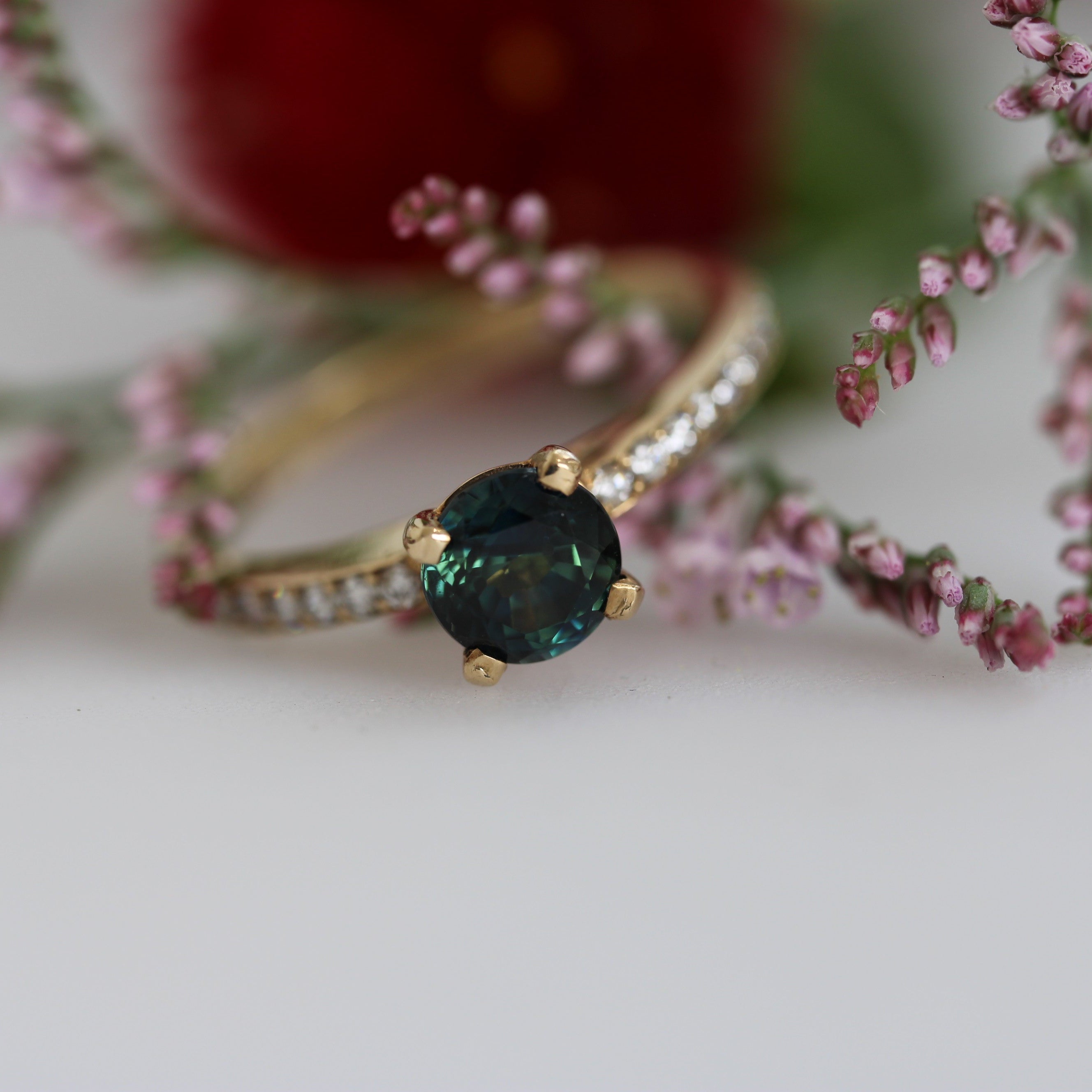 SALE - Partii Sapphire Ara Solitaire - Size N