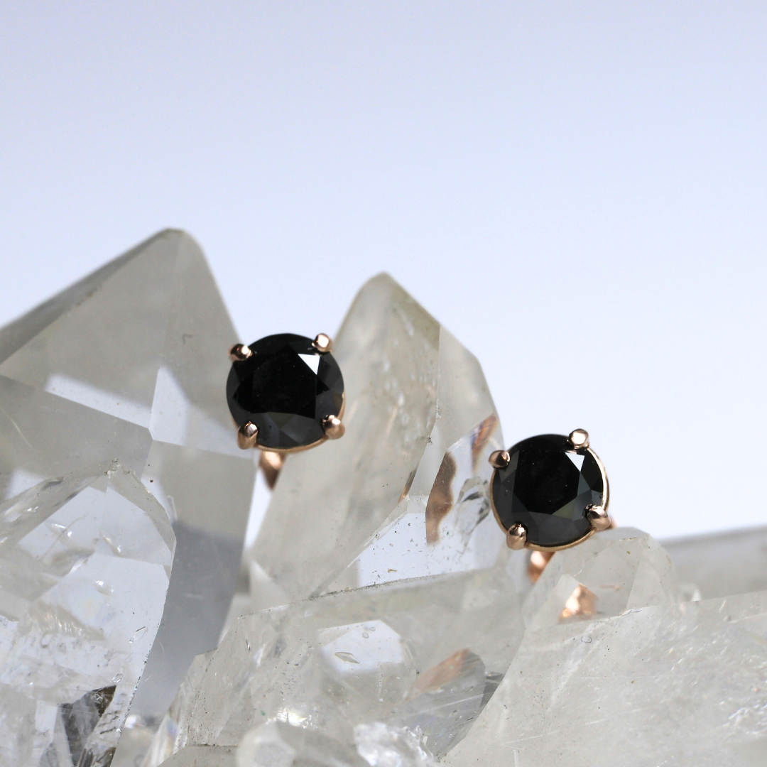 Black Diamond Earrings