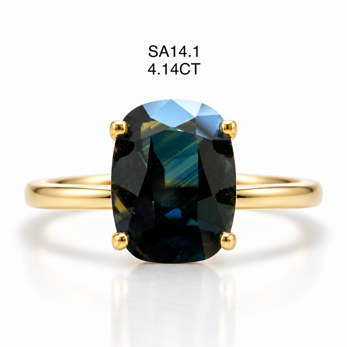 Design Your Own Partii Sapphire Ring - 4.14CTs