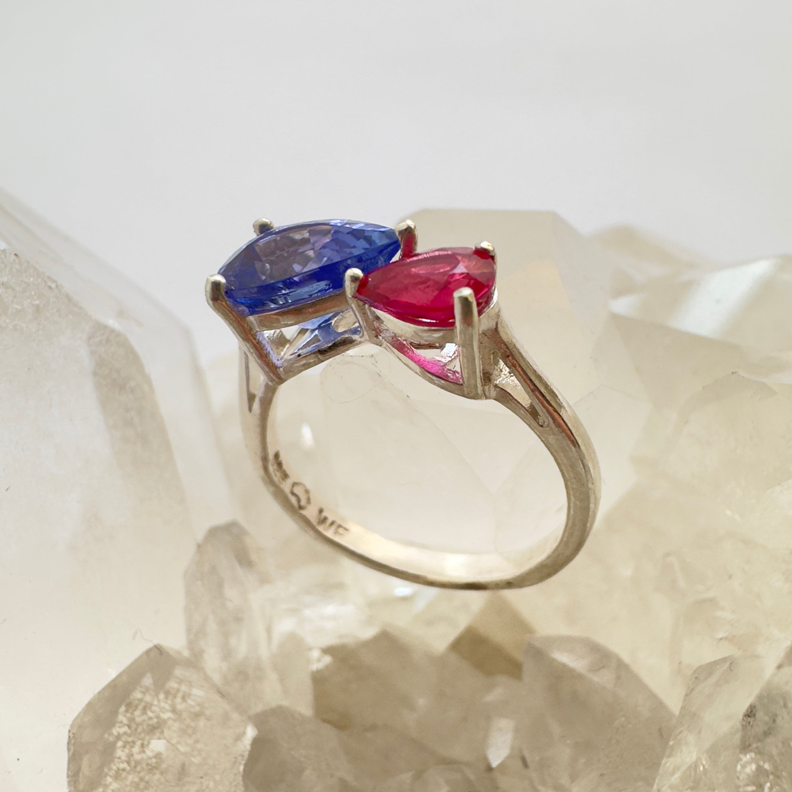 Ruby & Tanzanite Toi Et Moi - Ready to Ship
