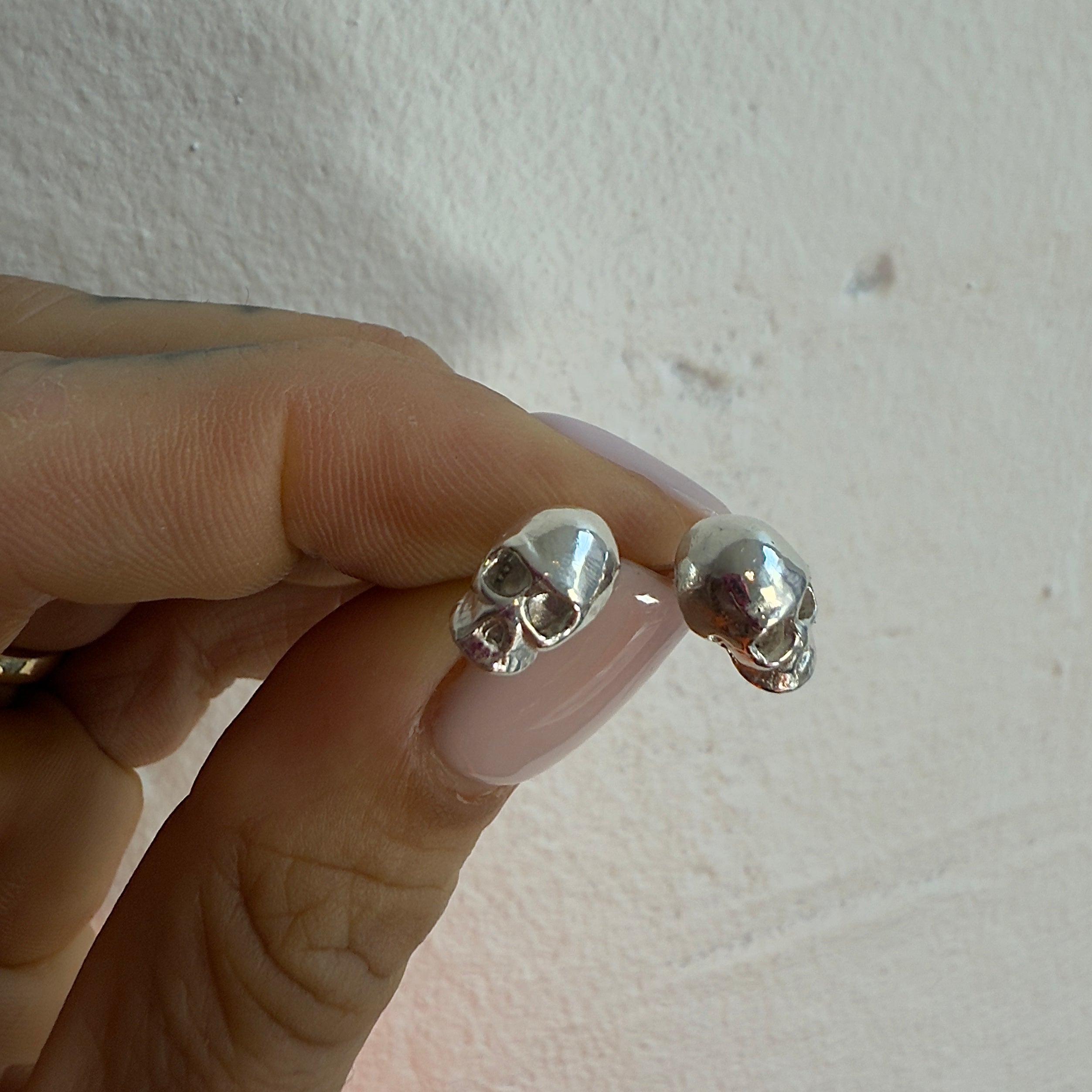 JULY SALE - Bitter End Skull Earring