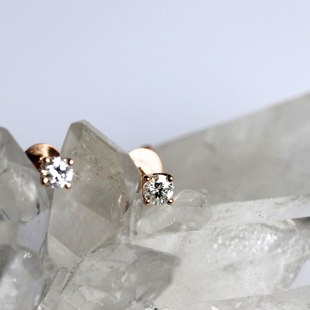 $ALE - Natural Diamond Studs