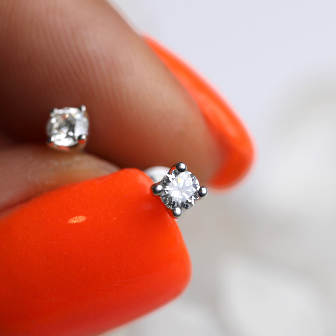 $ALE - Natural Diamond Studs