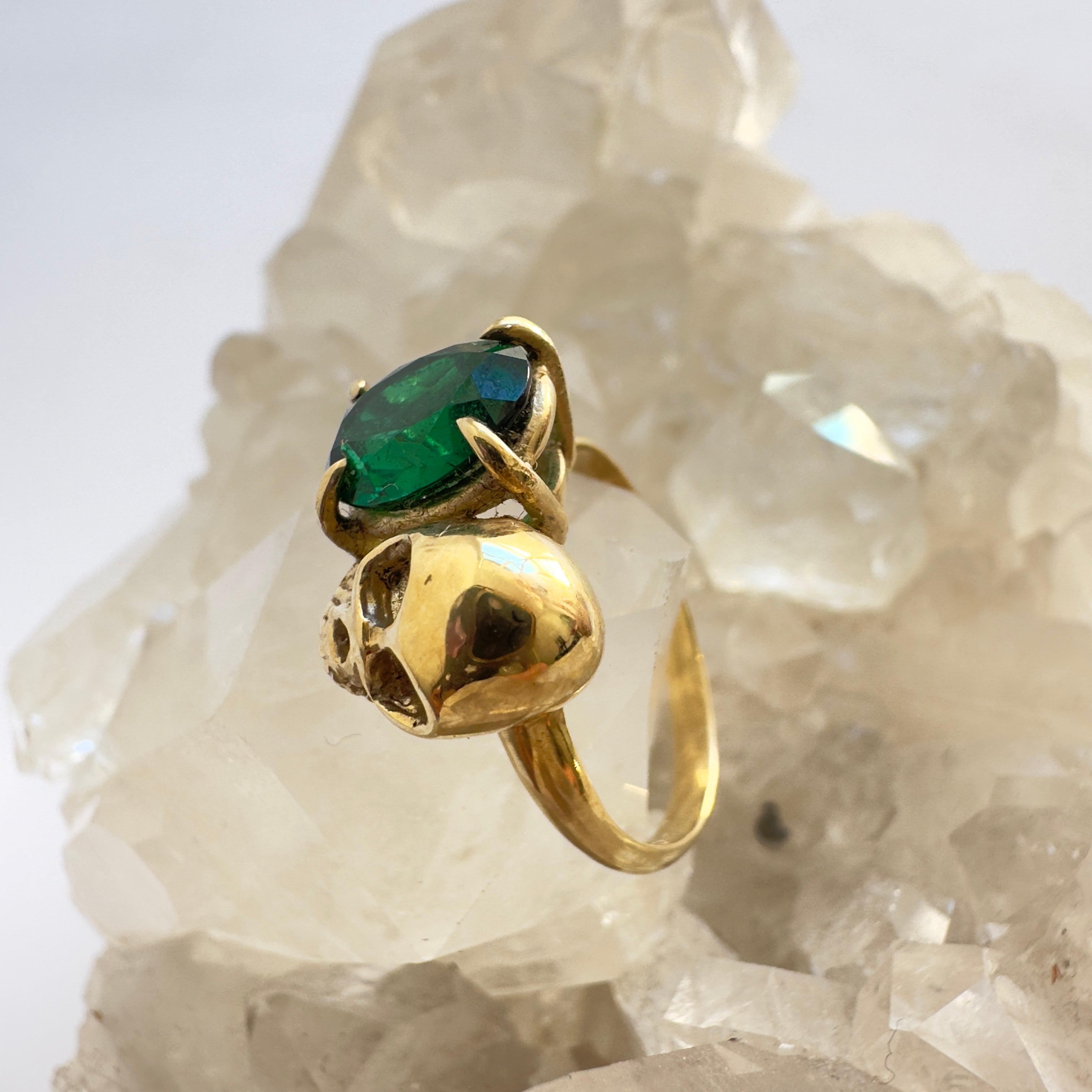 The Bitter End Ring - Imitation Emerald - Ready to Ship