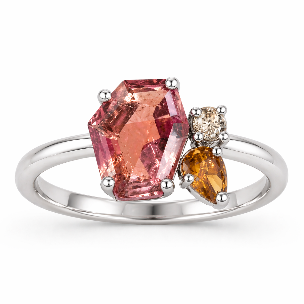 Blush Relic - Tourmaline + Yellow + Champagne Diamond