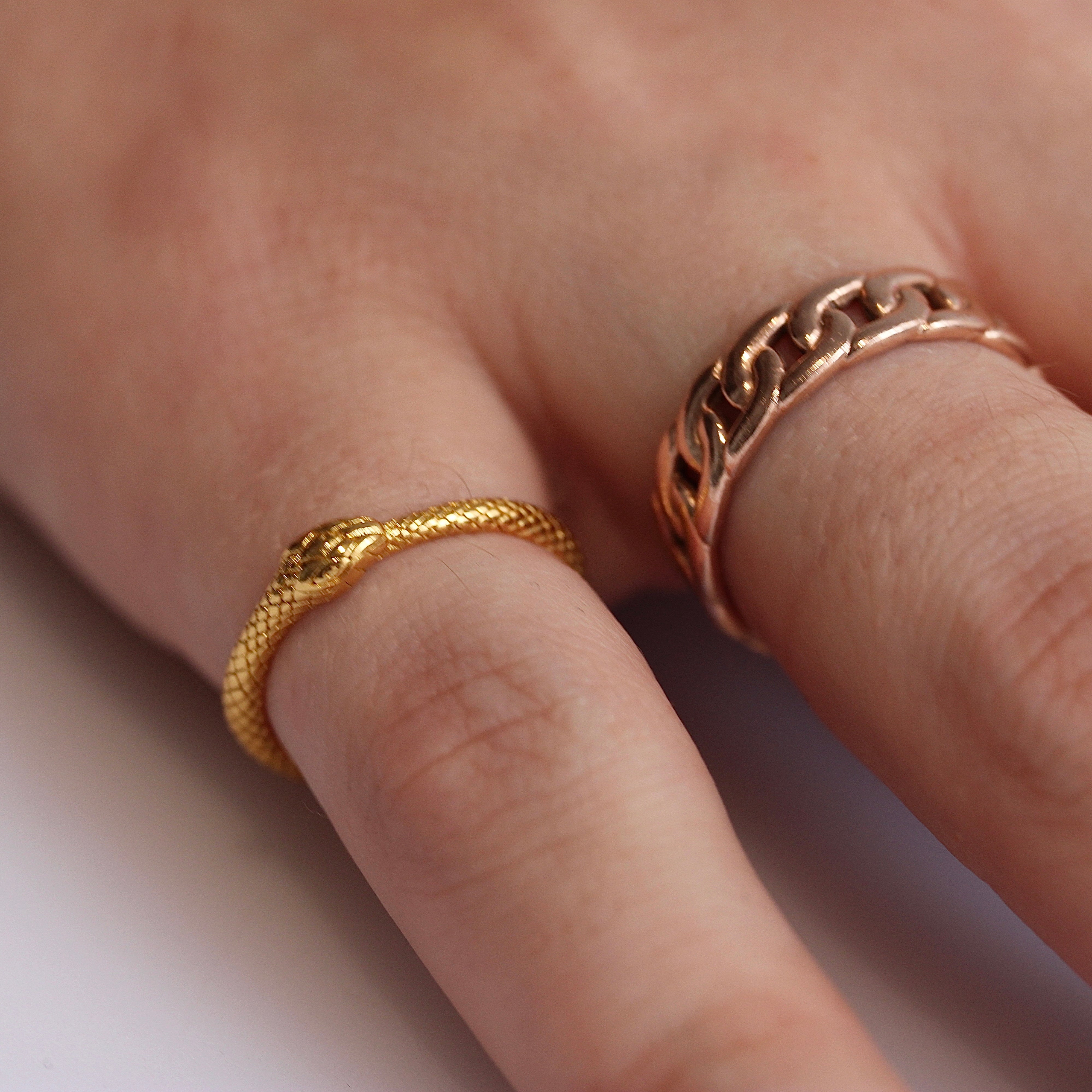 Ouroborous  Ring - Gold Plated