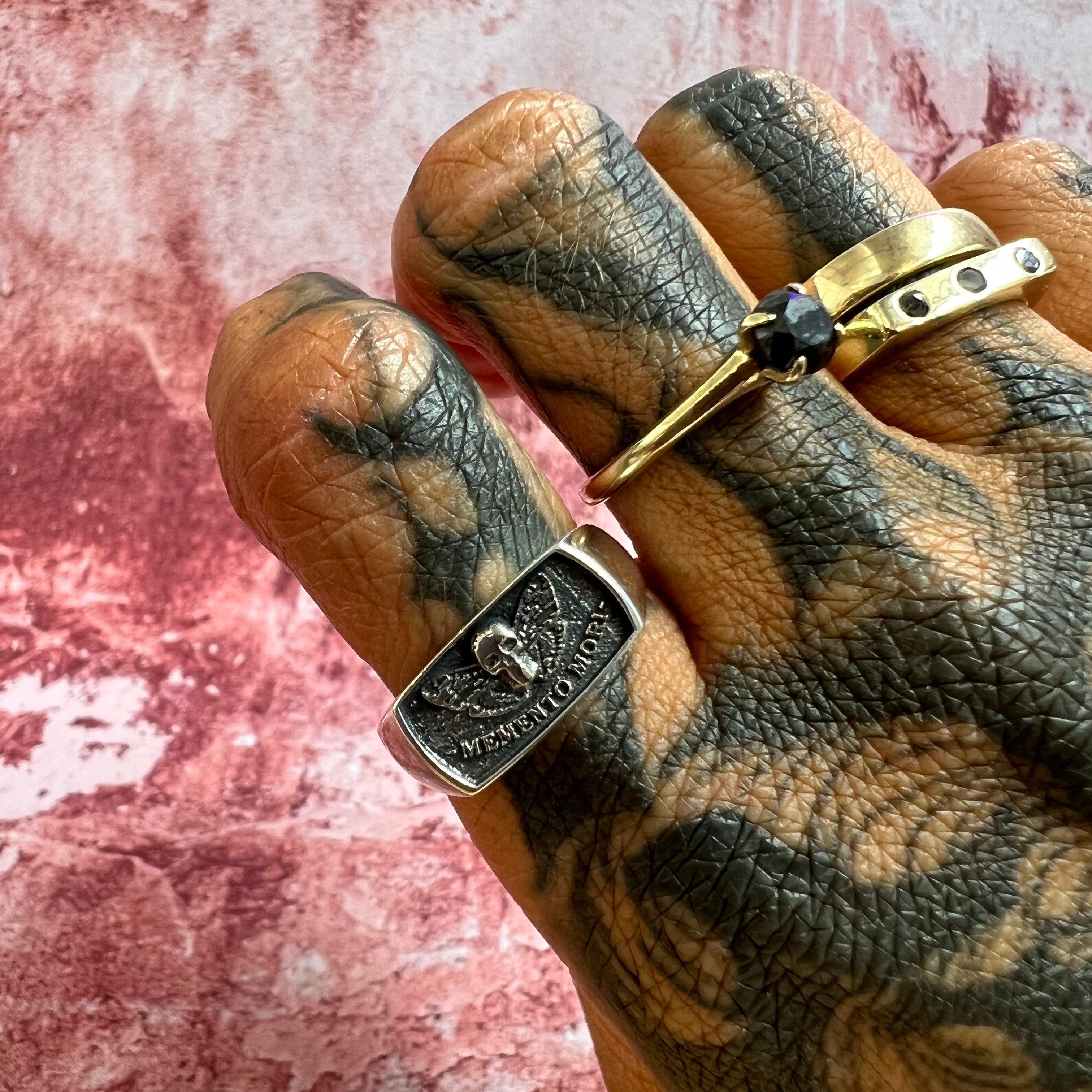 Death Moth Ring - Memento Mori - Ready to Ship