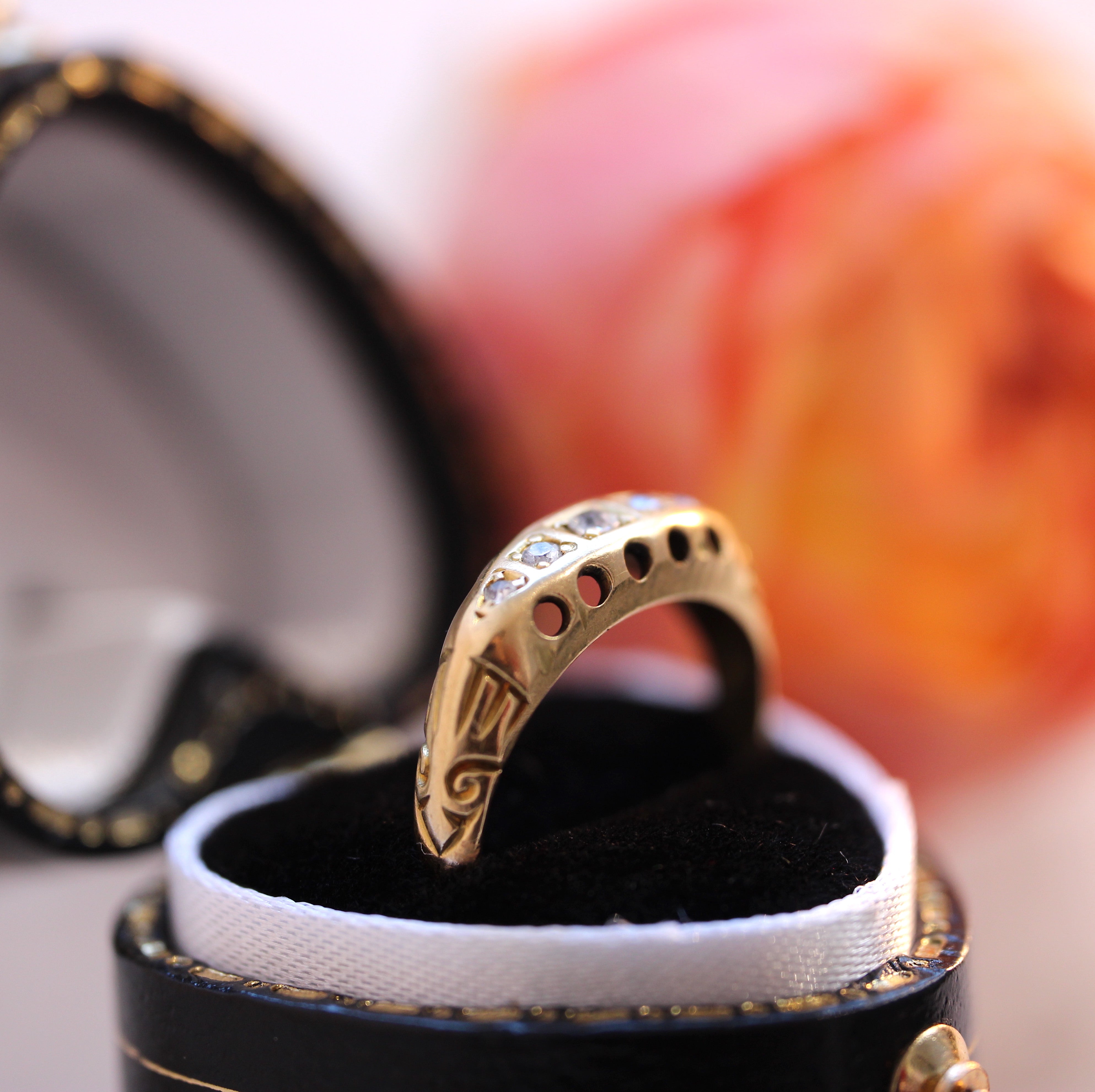 Vintage Bijoux - Antique 1919 Edwardian Diamond Ring - Britten Brothers