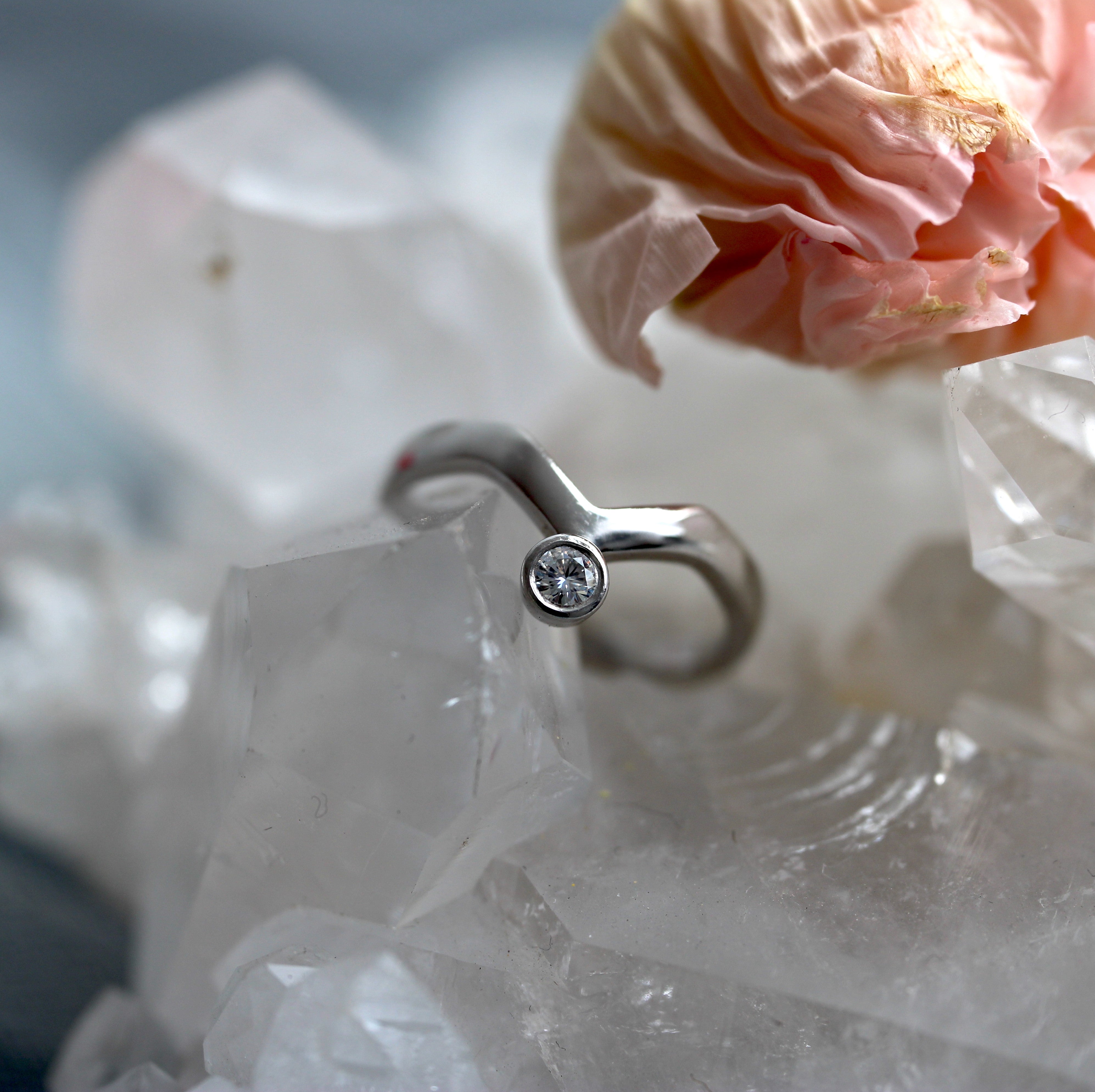 Celeste Stacker - Platinum - Ready to Ship