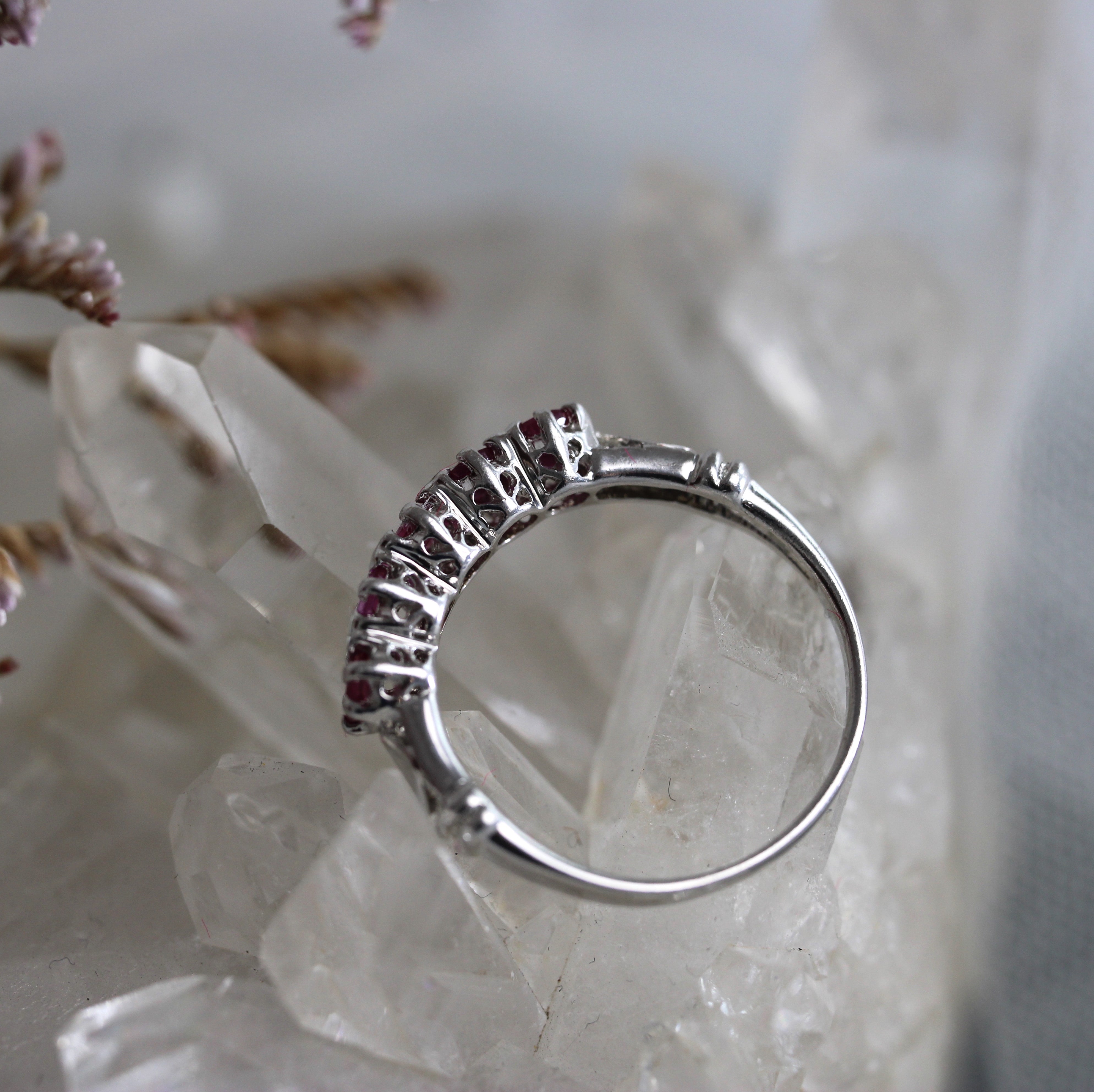 0.68CT Ruby Eternity Band - Ready to Ship