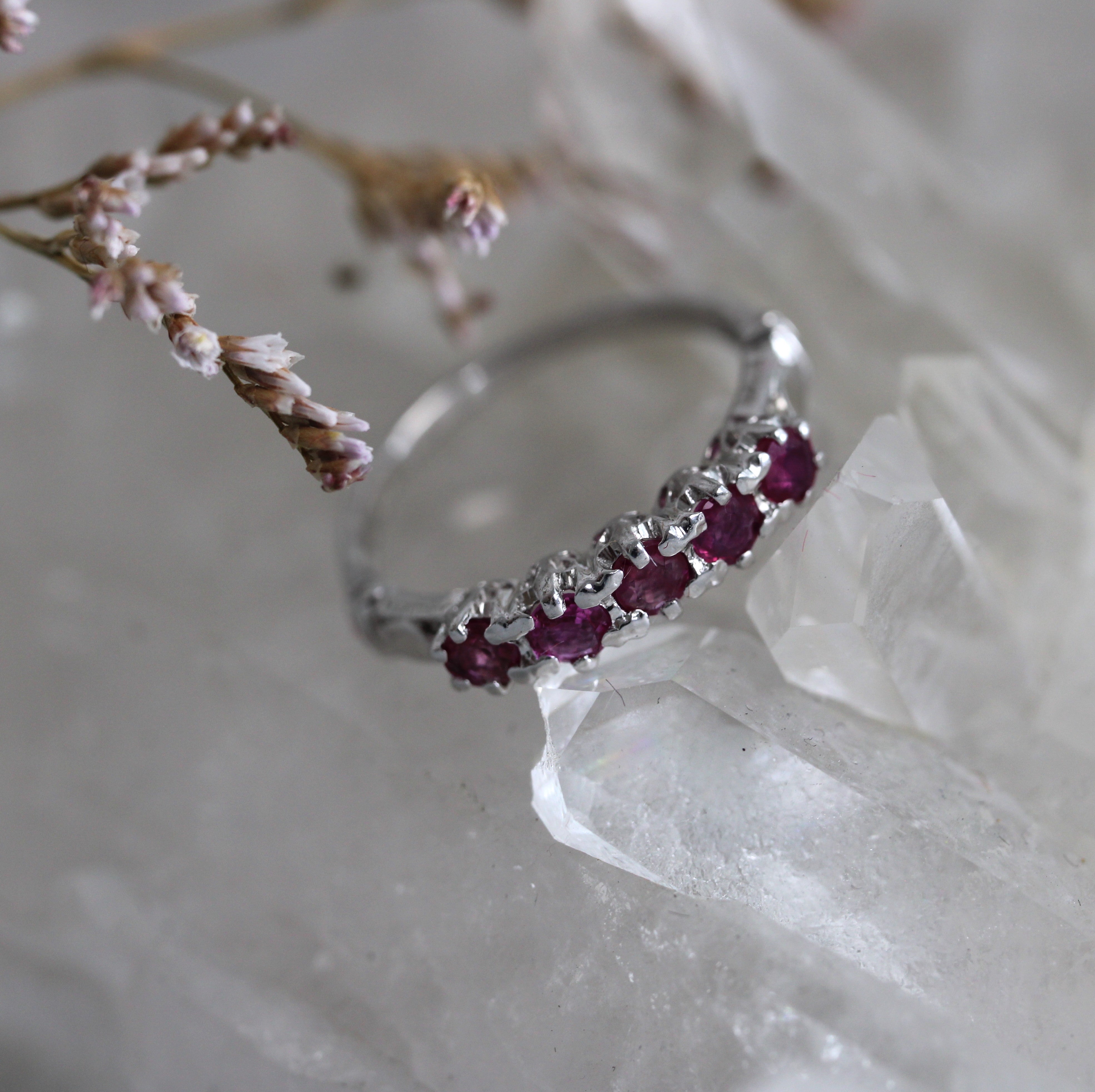 0.68CT Ruby Eternity Band - Ready to Ship