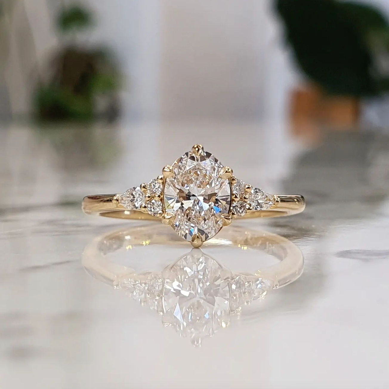 Lady slipper engagement ring on sale