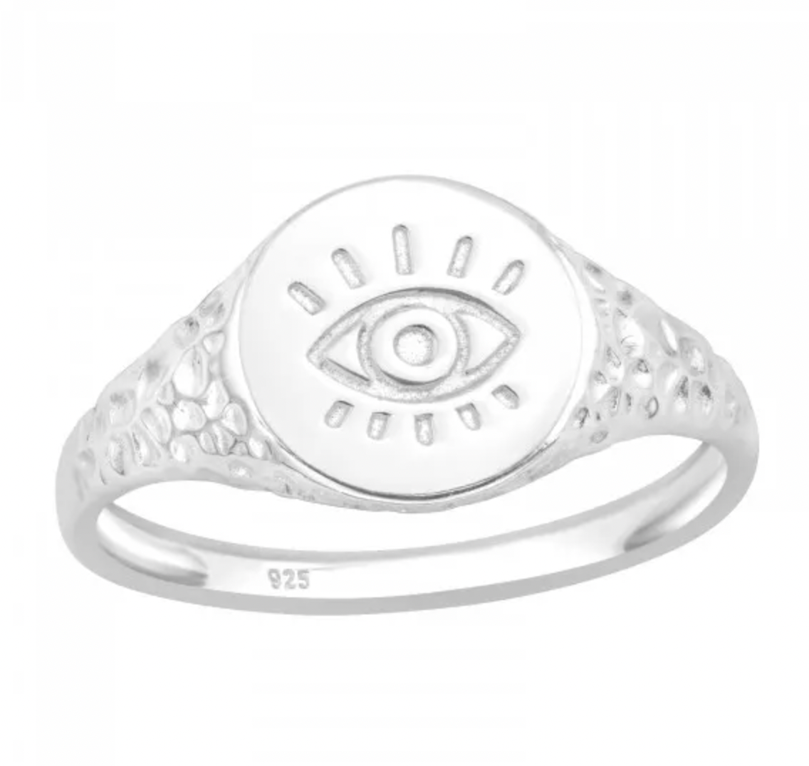 Bright Eyes Signet Ring
