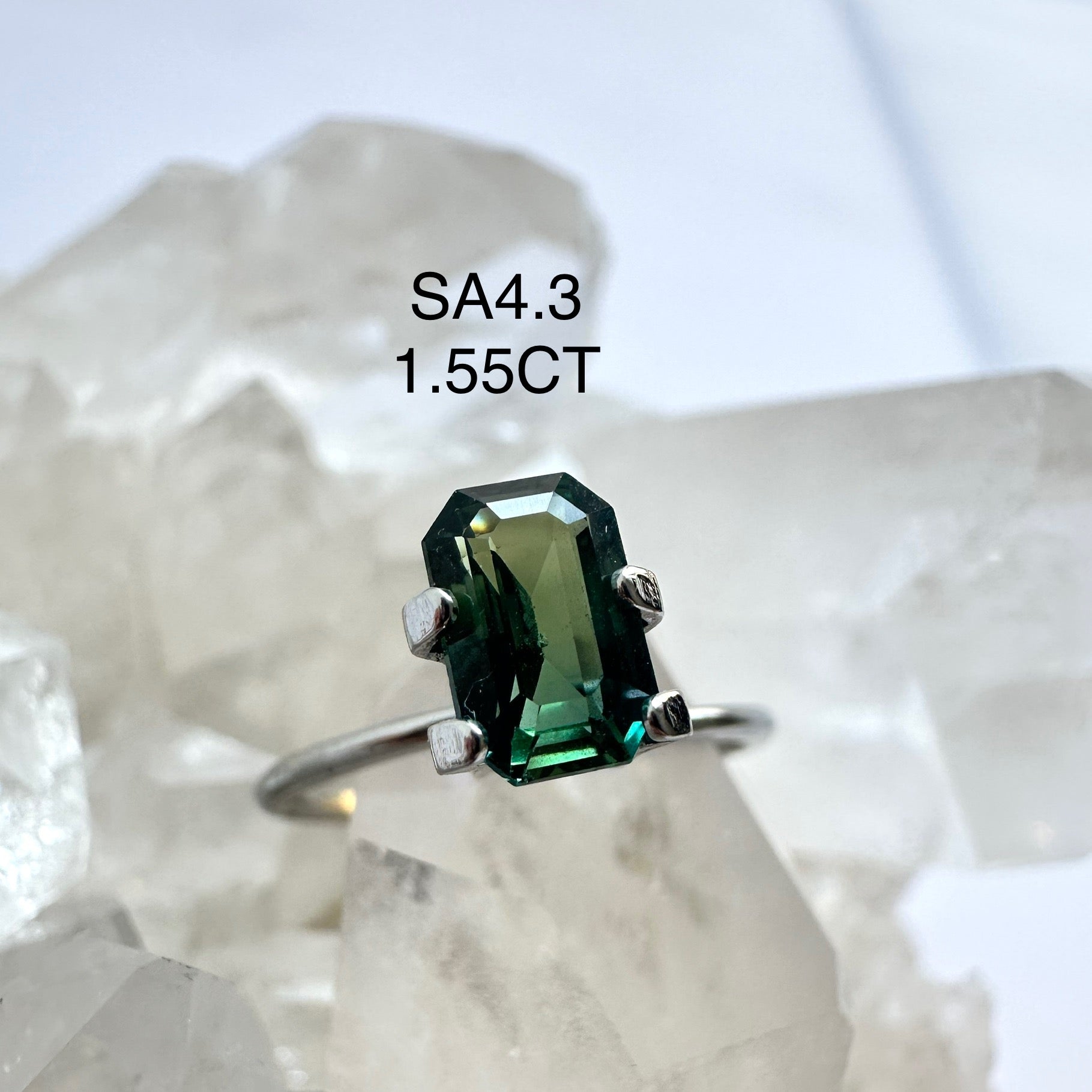 emerald cut shape partii sapphire