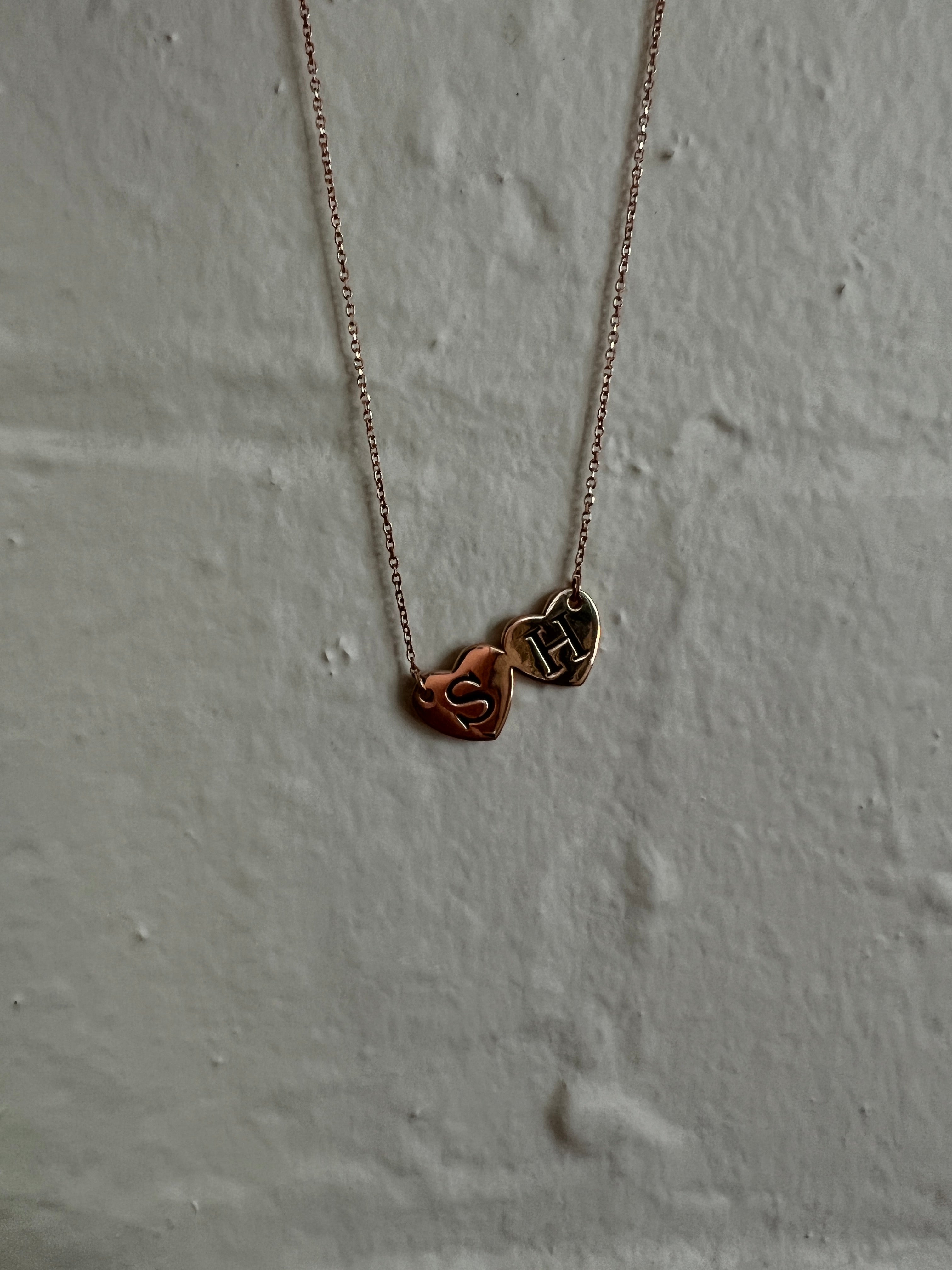 $ALE - Double Happiness Necklace Rose Gold
