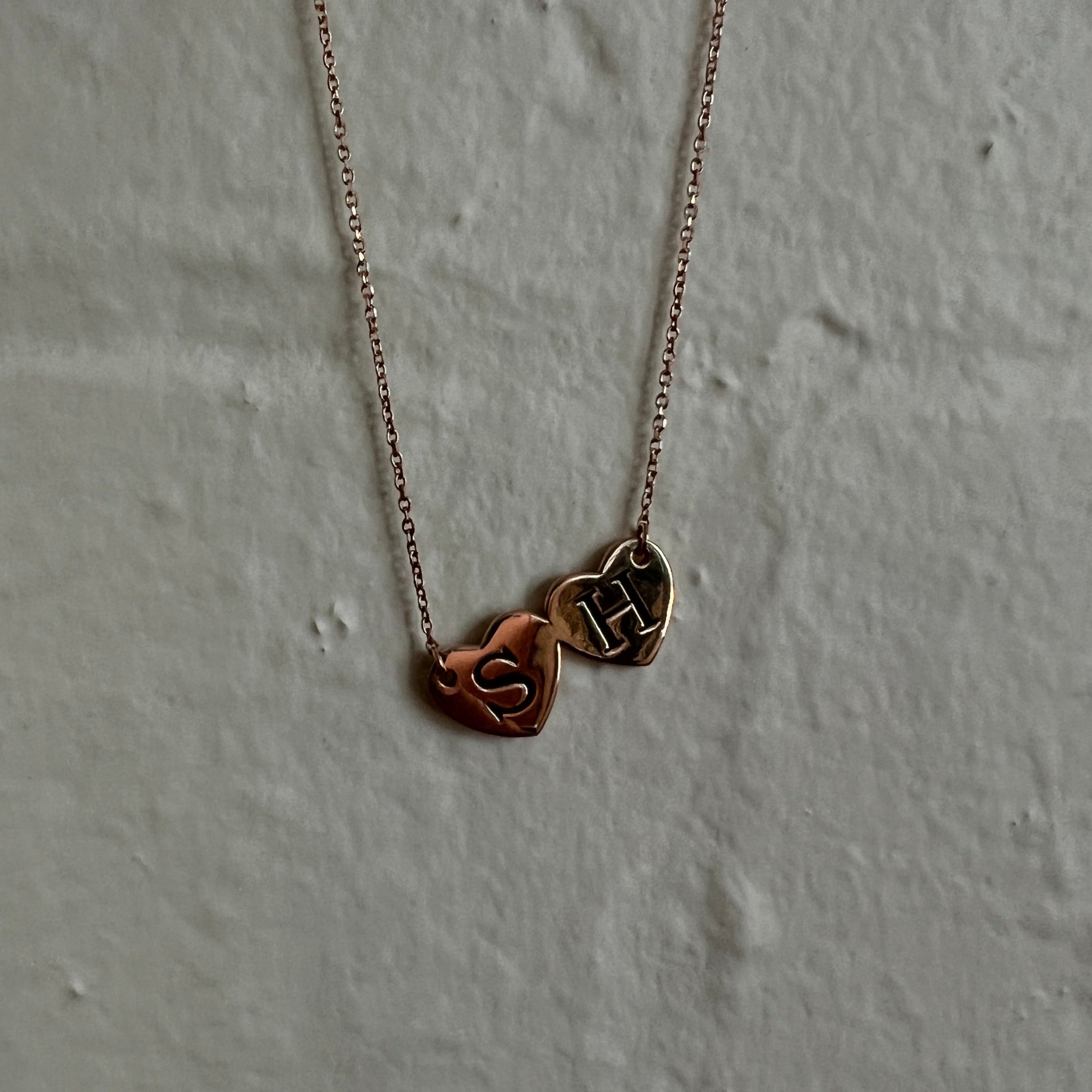 $ALE - Double Happiness Necklace Rose Gold